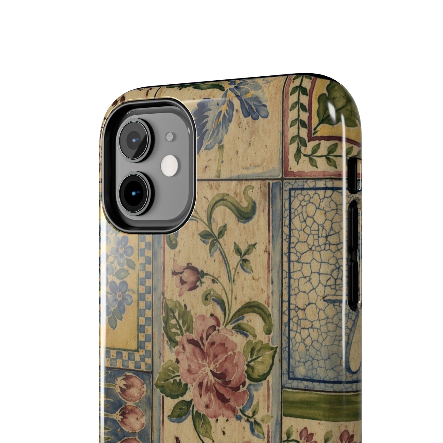 Vintage Floral Patchwork - Protective Phone Case