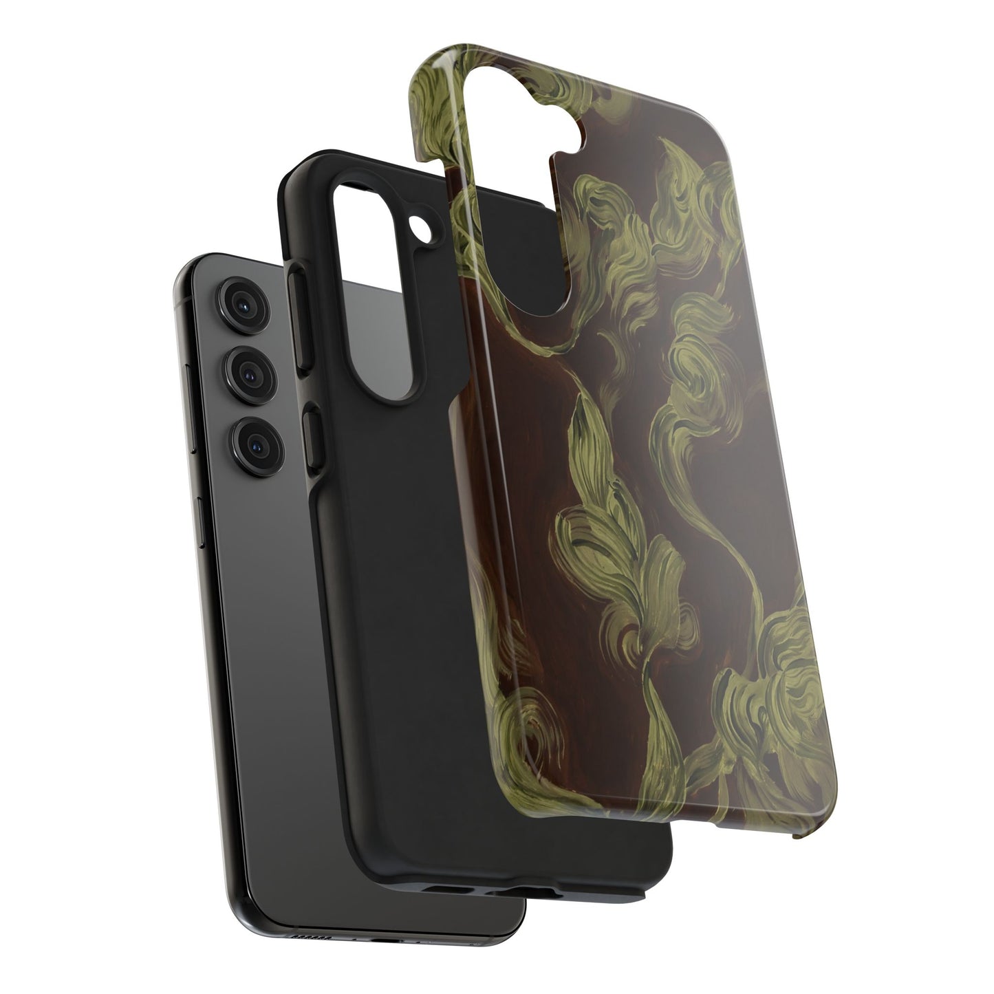 Magnolia Stained Glass - Protective Phone Case