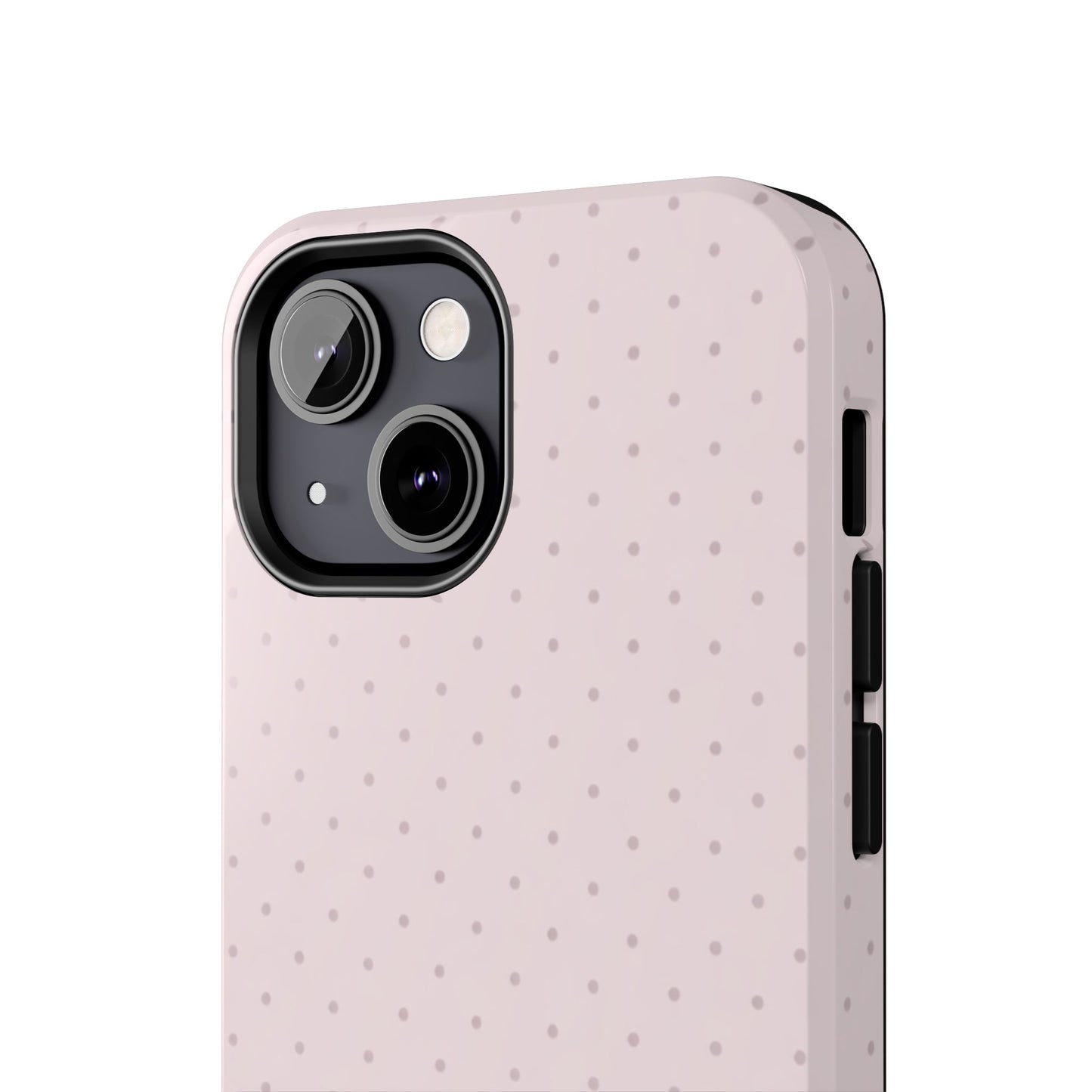 Blush Pink Polka Dot - Protective Phone Case