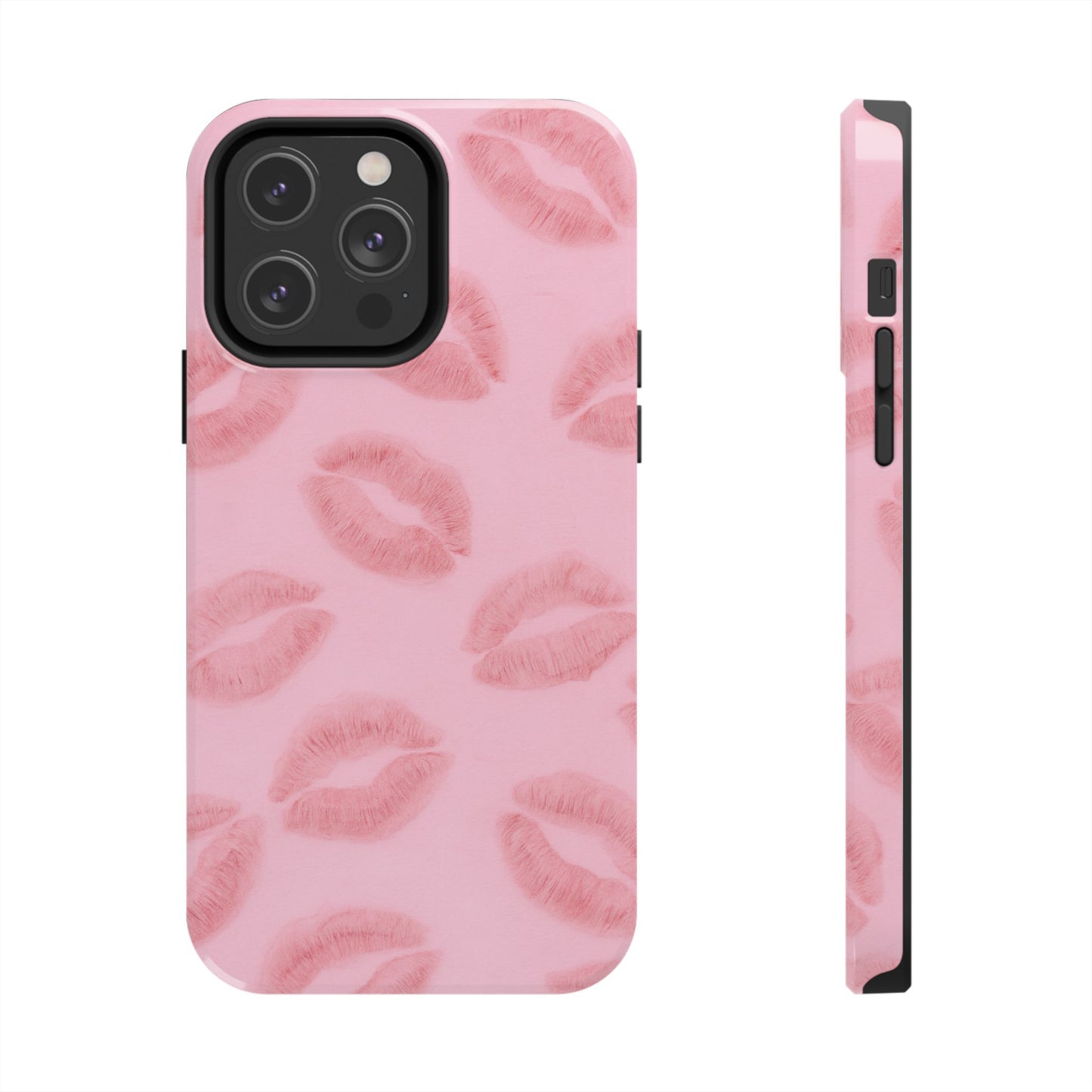 Pink Rosy Kisses - Protective Phone Case