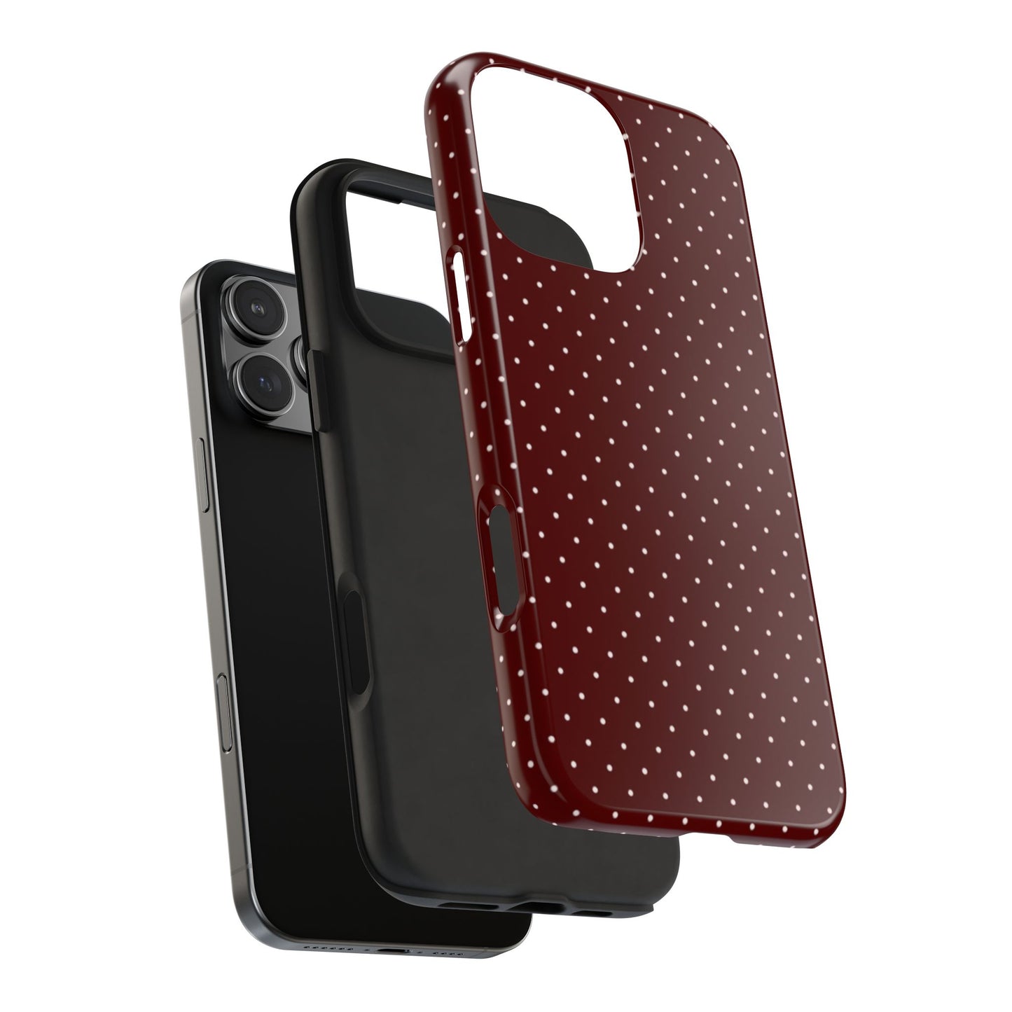 Red Polka Dots - Protective Phone Case