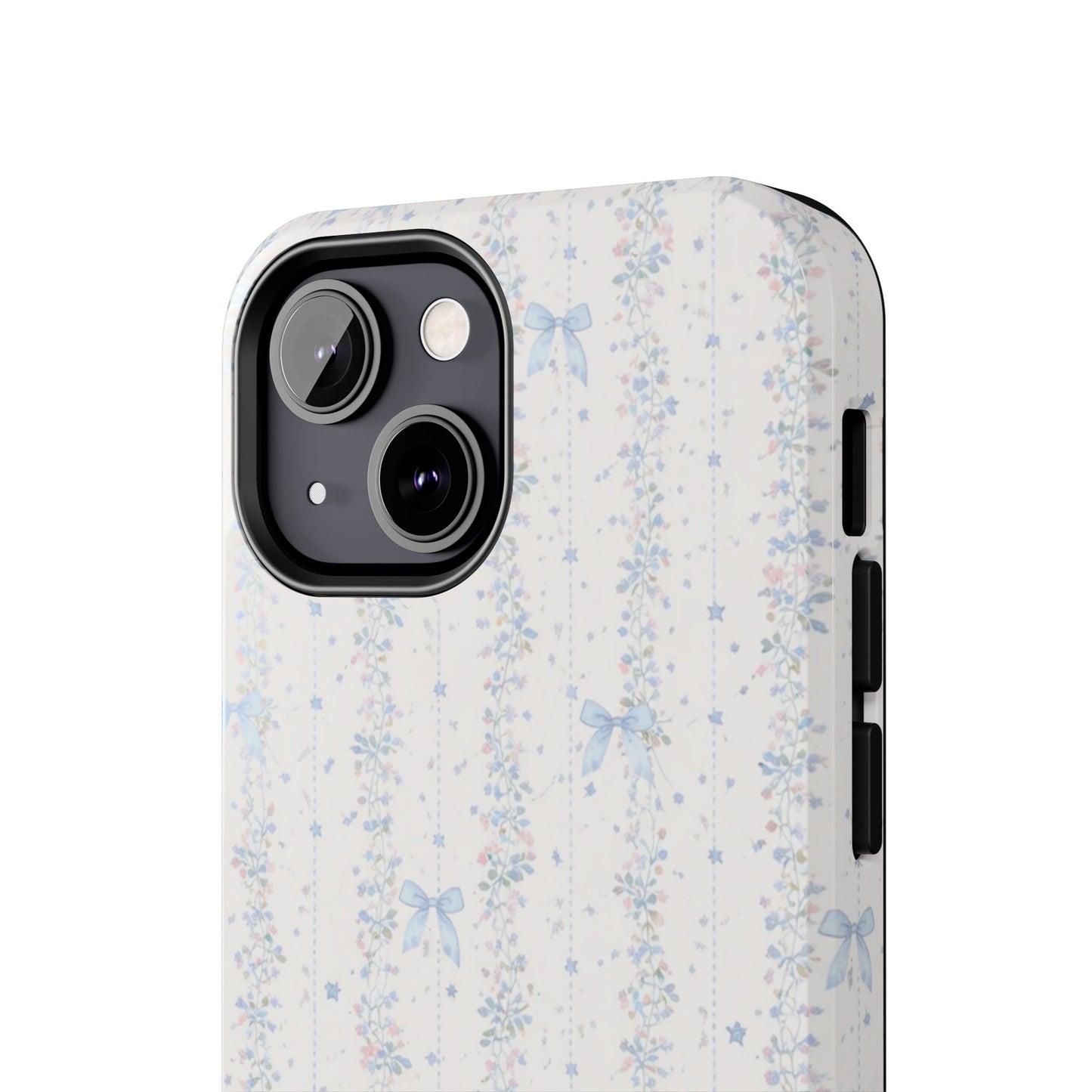 Bows and Stripes - Protective Phone Case