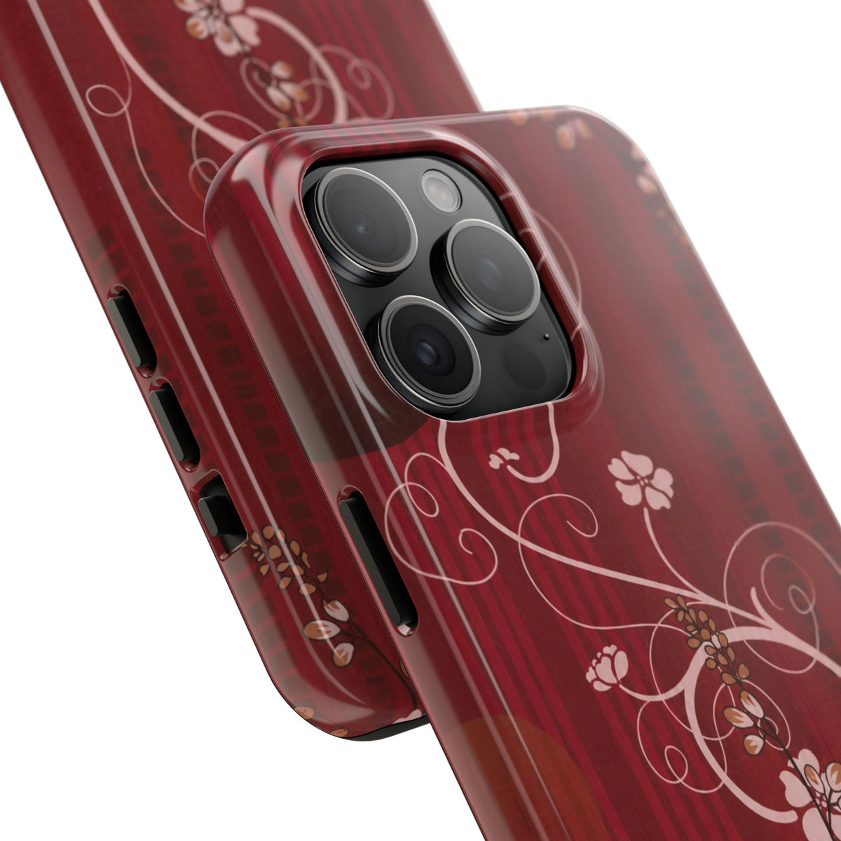 Crimson Bloom - Protective Phone Case