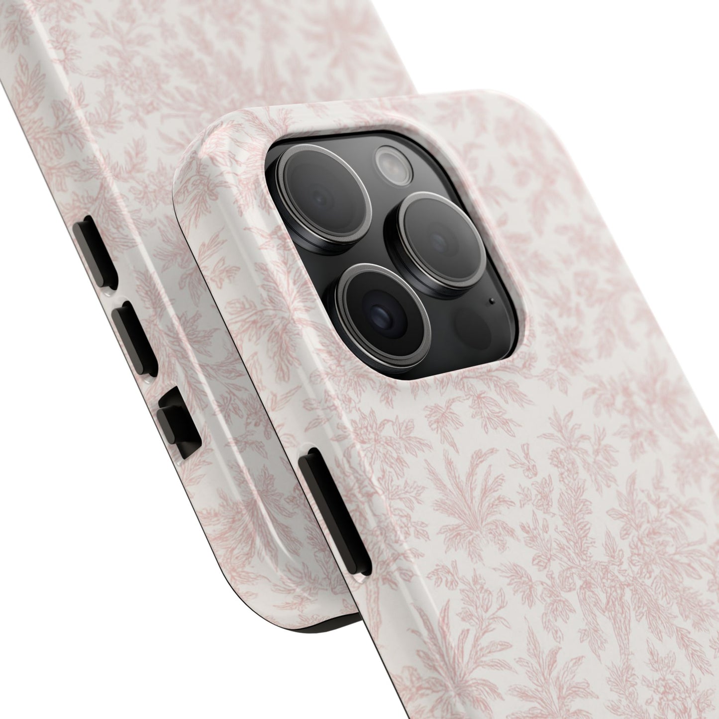 Blush Pink Floral - Protective Phone Case