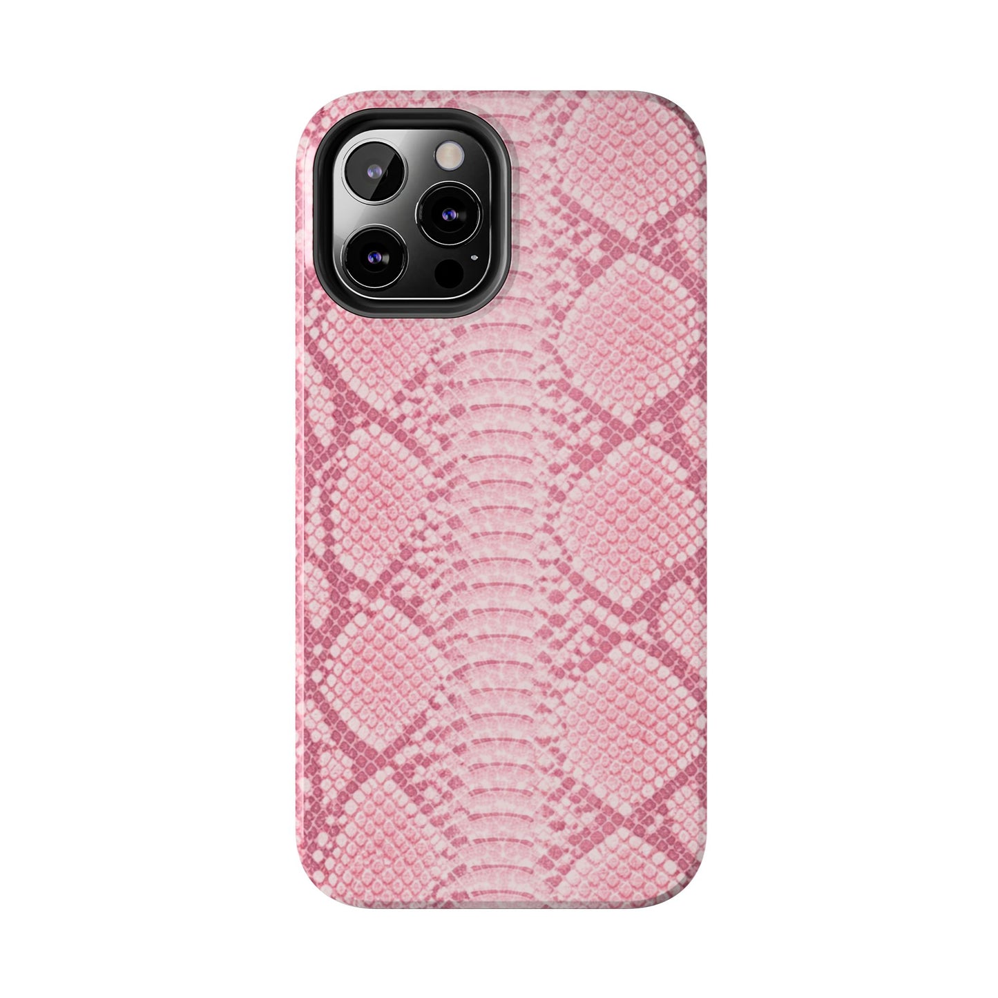 Pink Snake Skin - Protective Phone Case