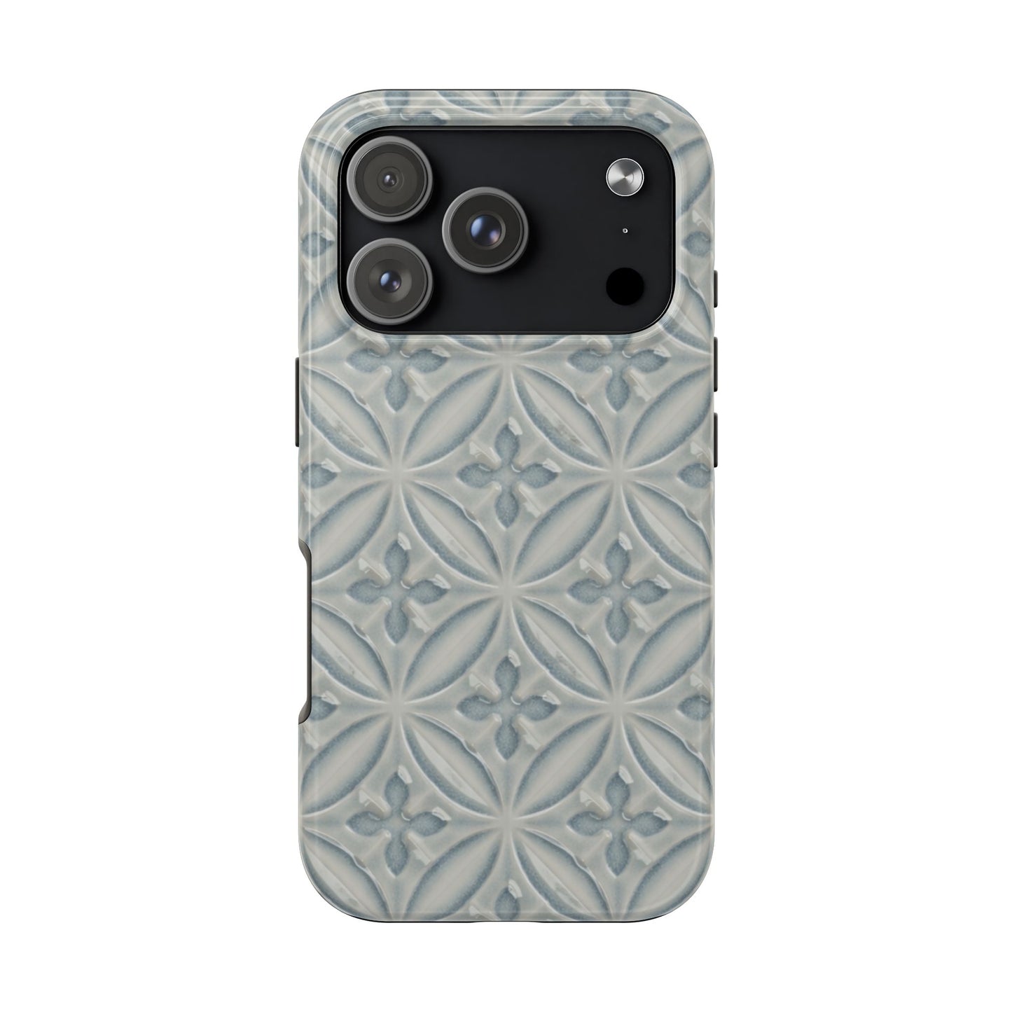 Vintage Blue Tile - Protective Phone Case