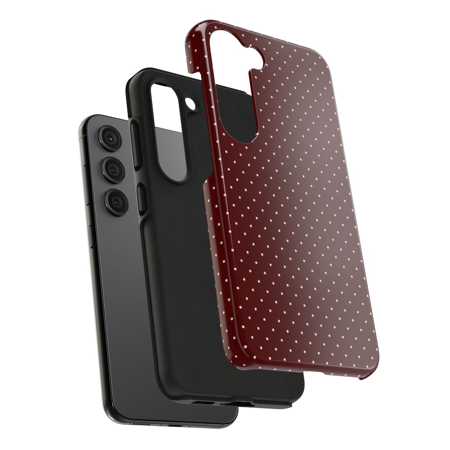 Red Polka Dots - Protective Phone Case