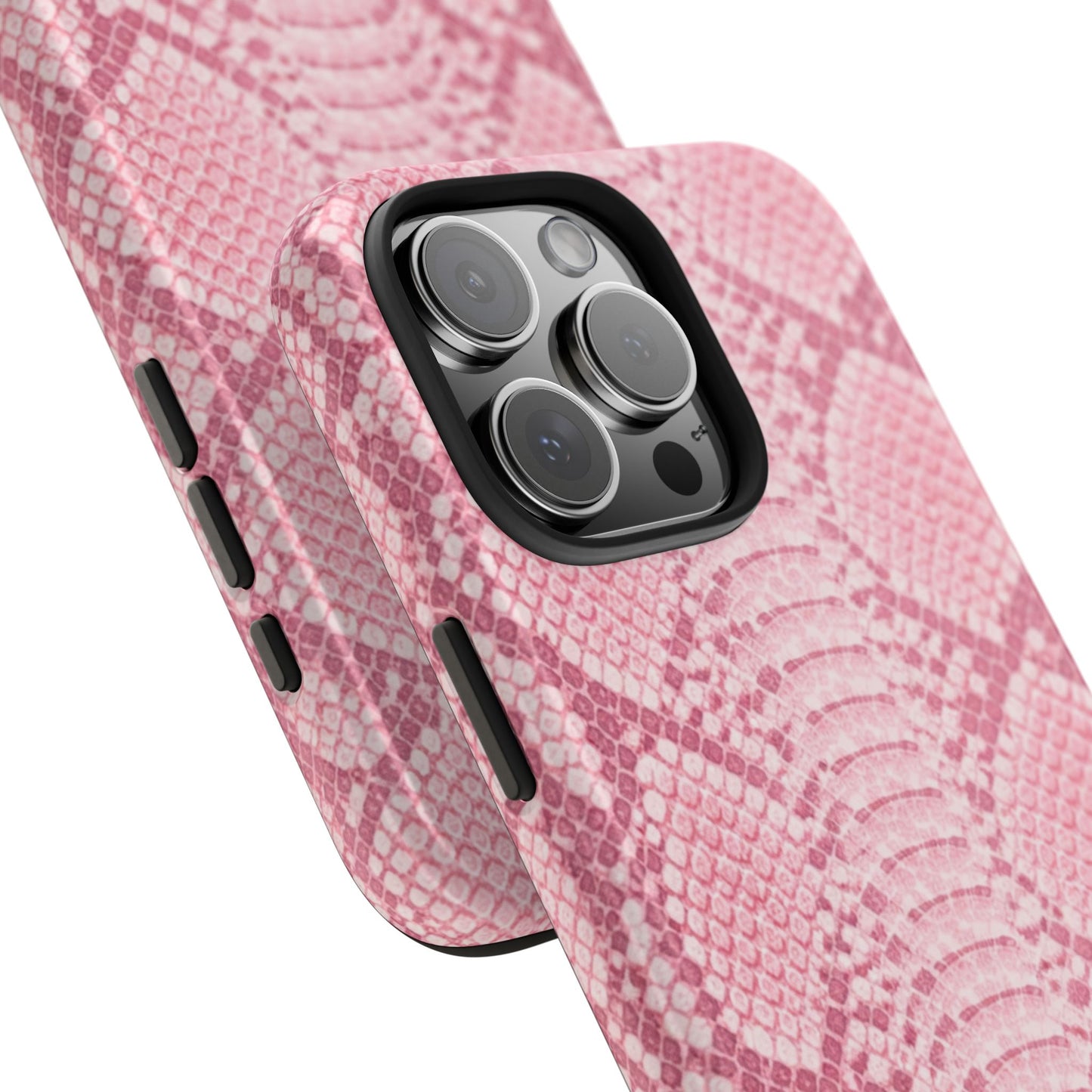 Pink Snake Skin - Protective Phone Case