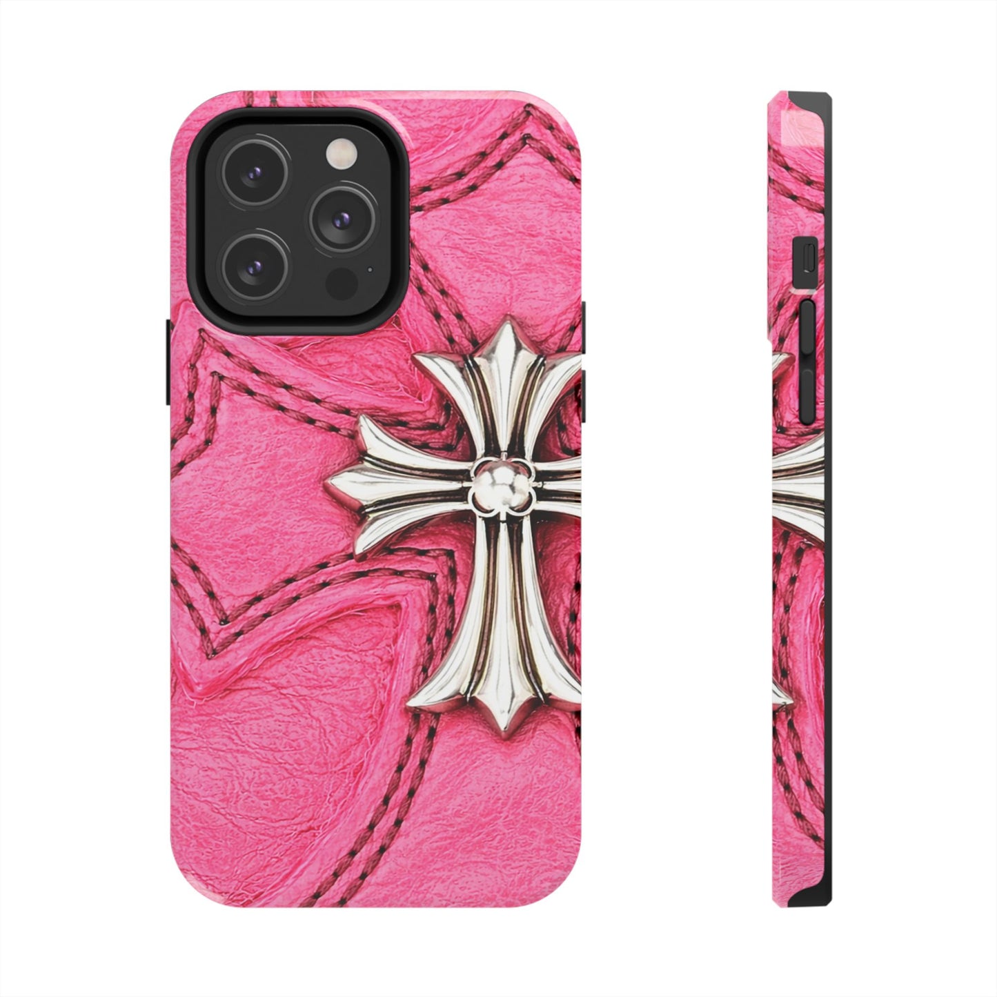 Pink Cross - Protective Phone Case