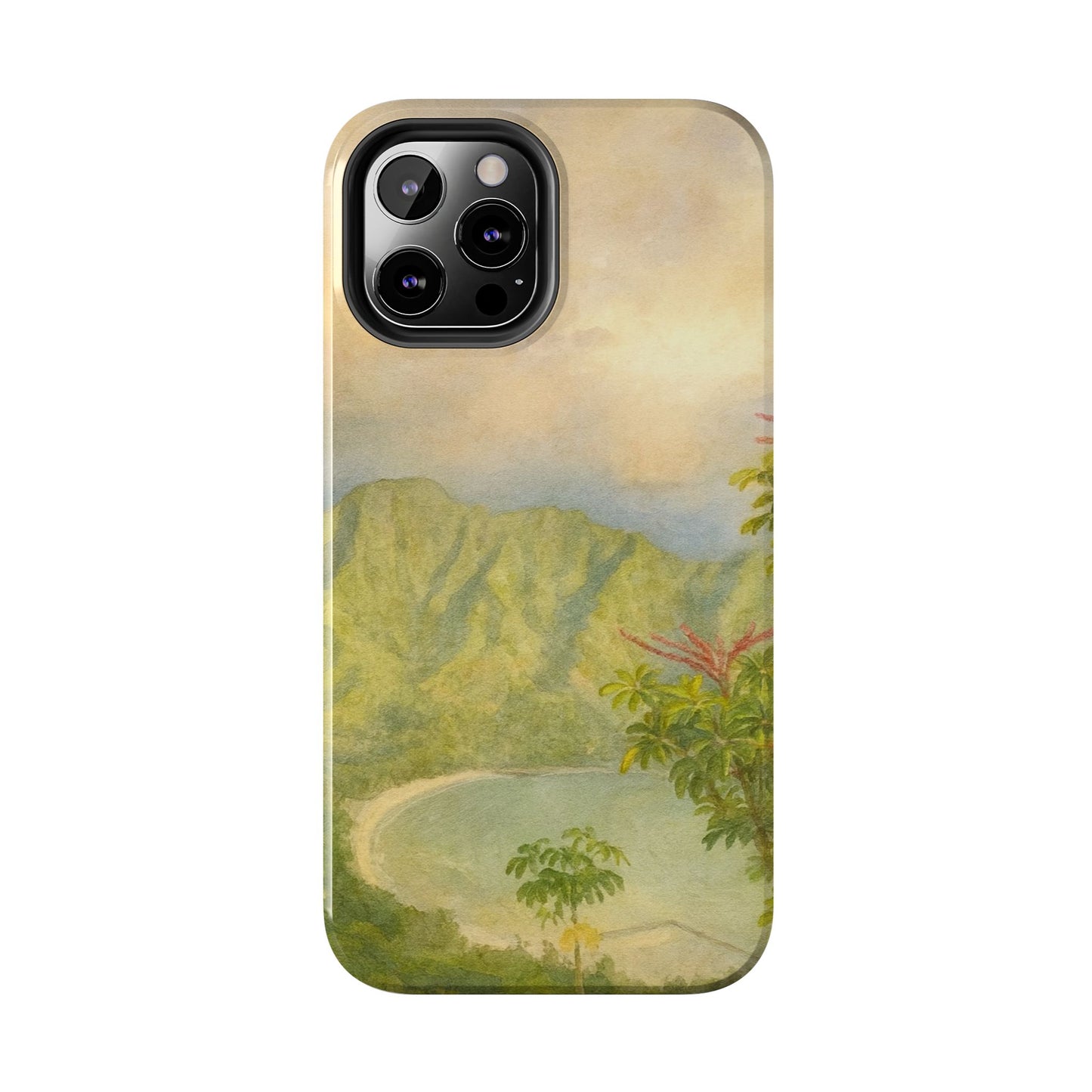 Vintage Tropical Beach - Protective Phone Case