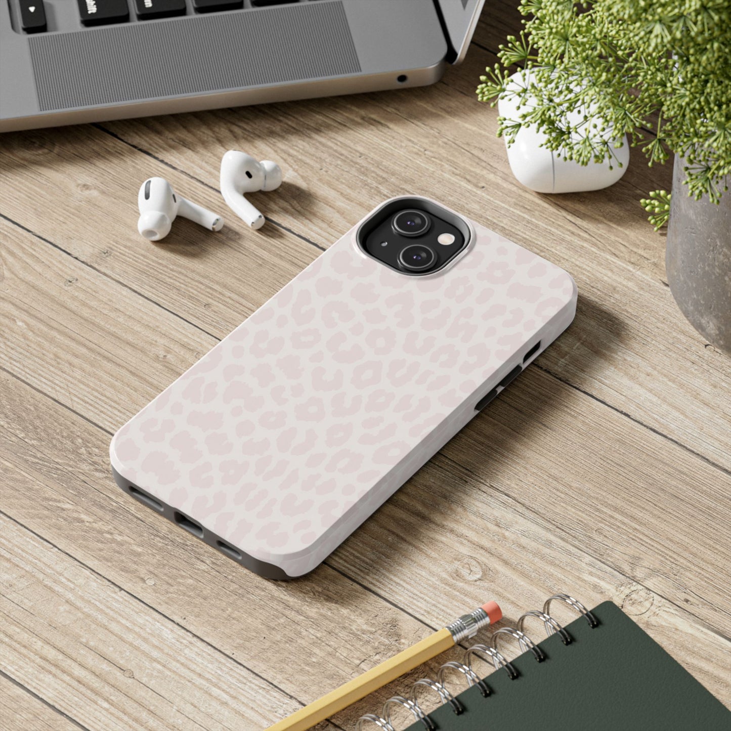 Petal Pink Leopard - Protective Phone Case