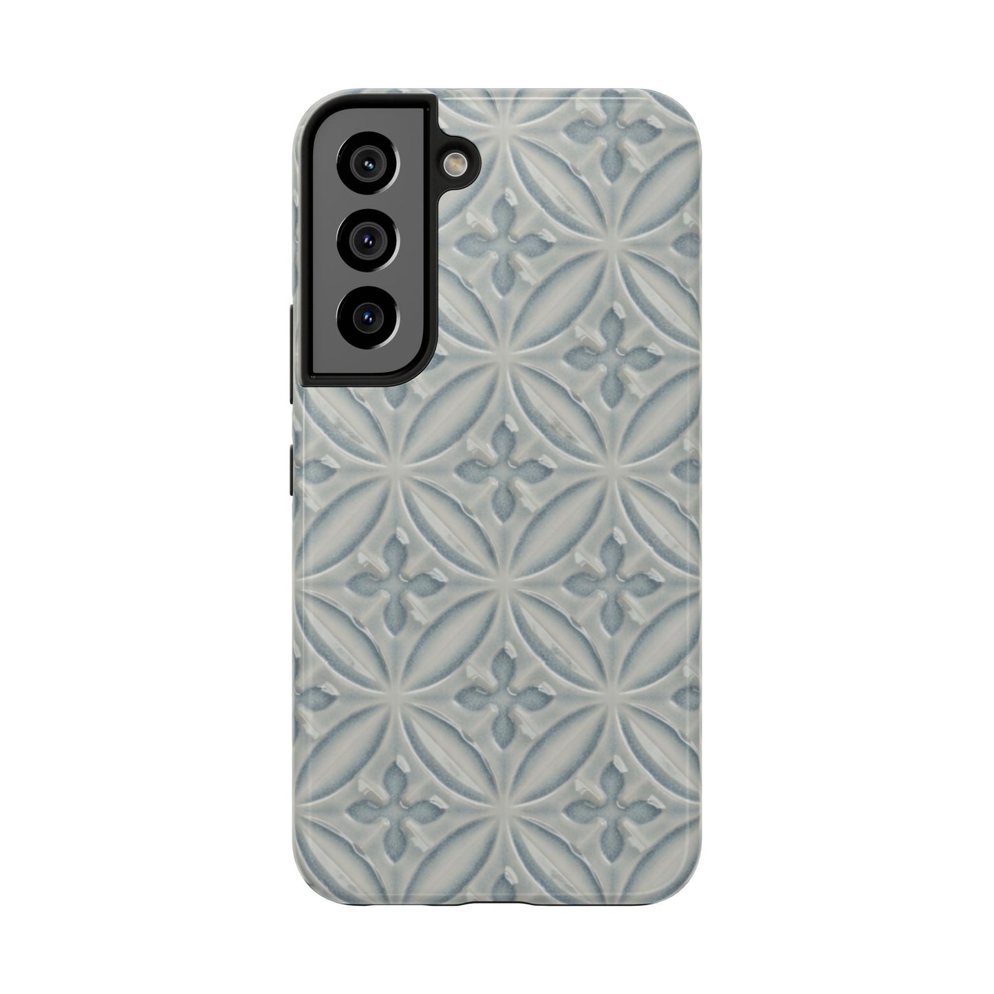 Vintage Blue Tile - Protective Phone Case