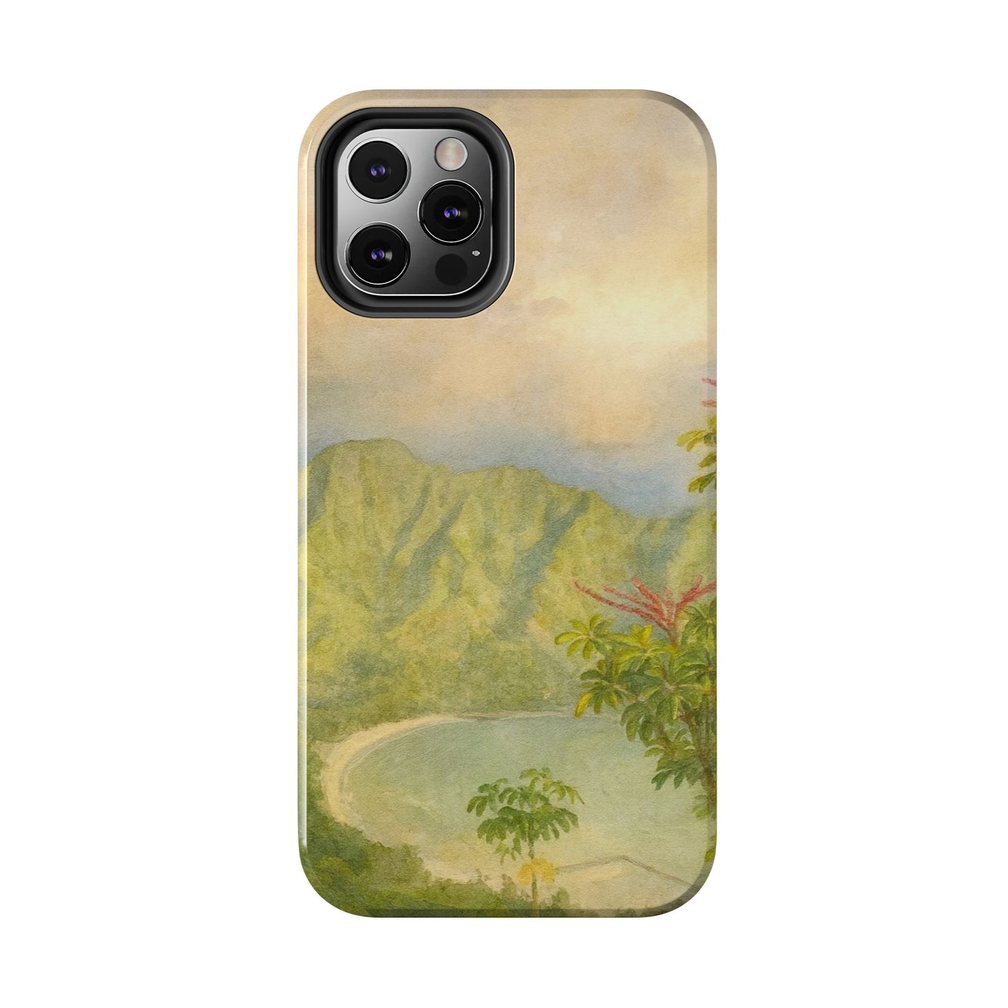 Vintage Tropical Beach - Protective Phone Case