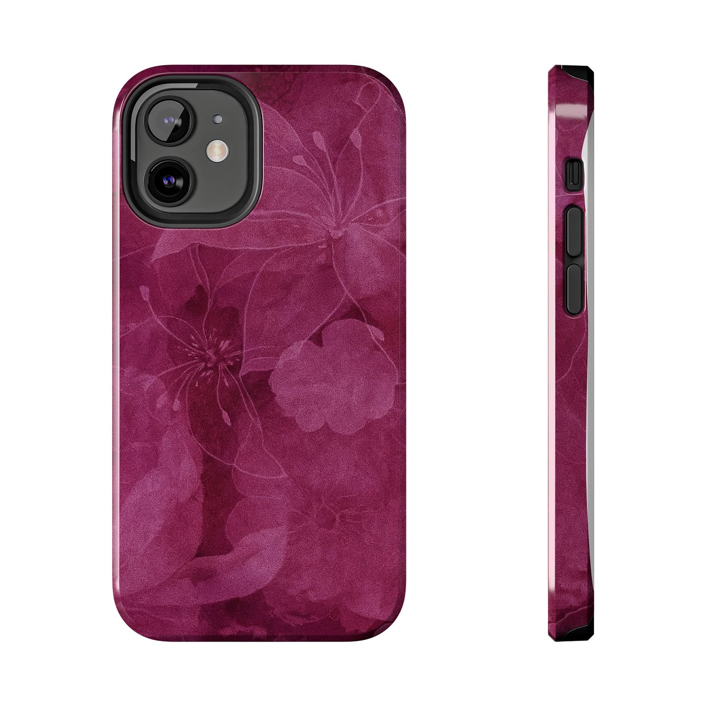 Magenta Petals - Protective Phone Case