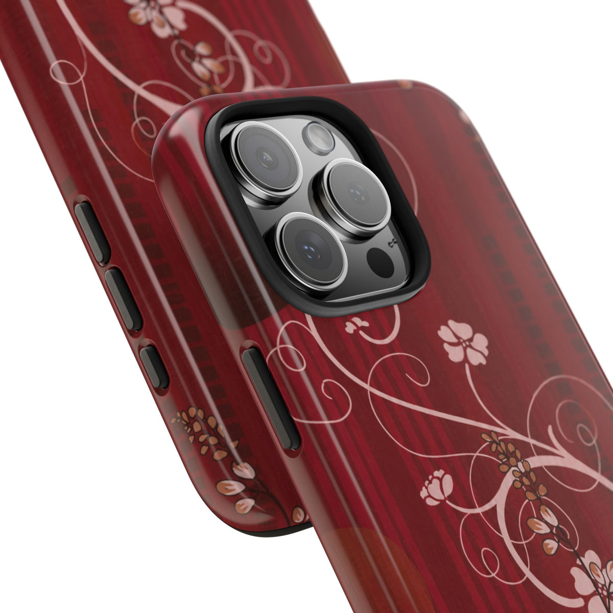 Crimson Bloom - Protective Phone Case