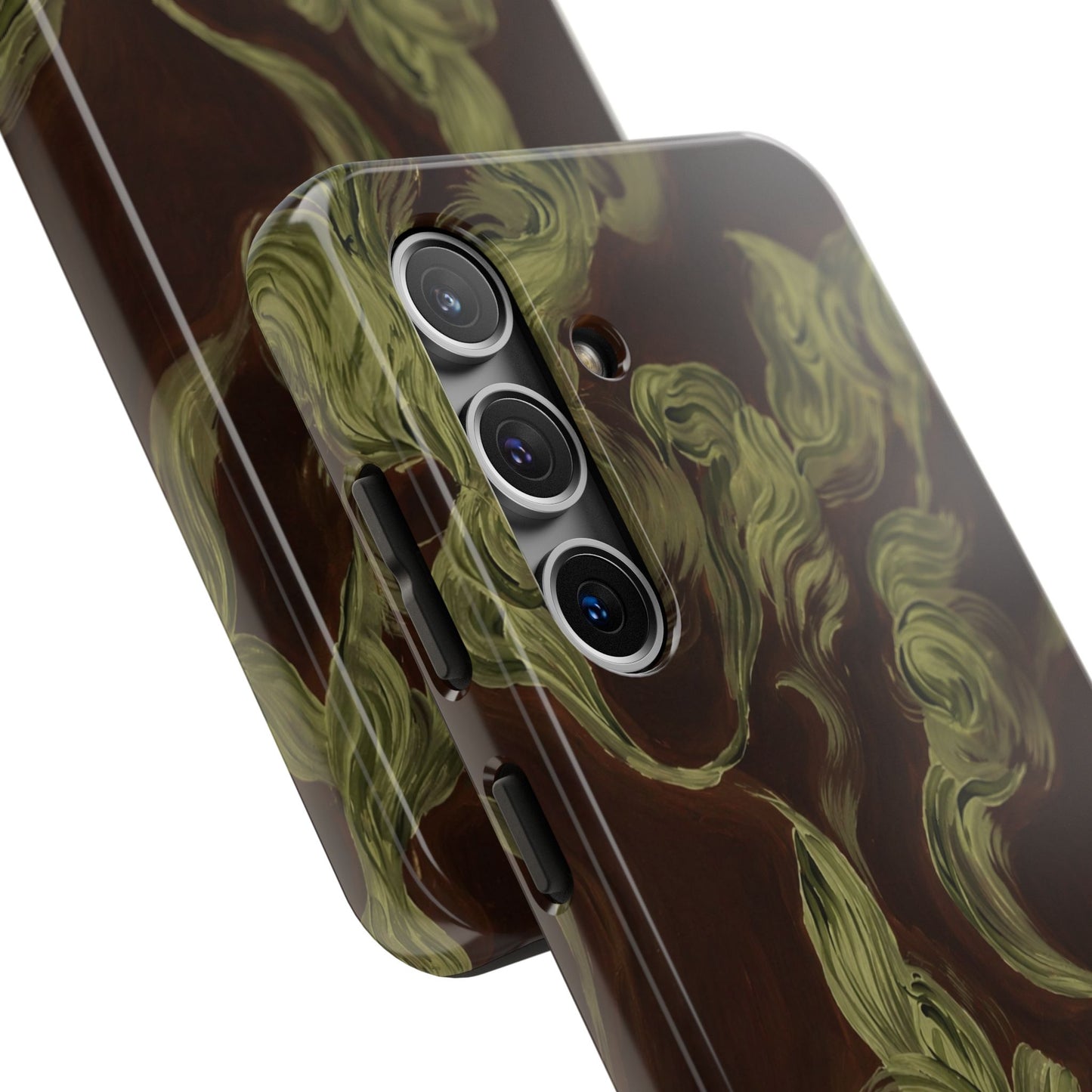 Magnolia Stained Glass - Protective Phone Case