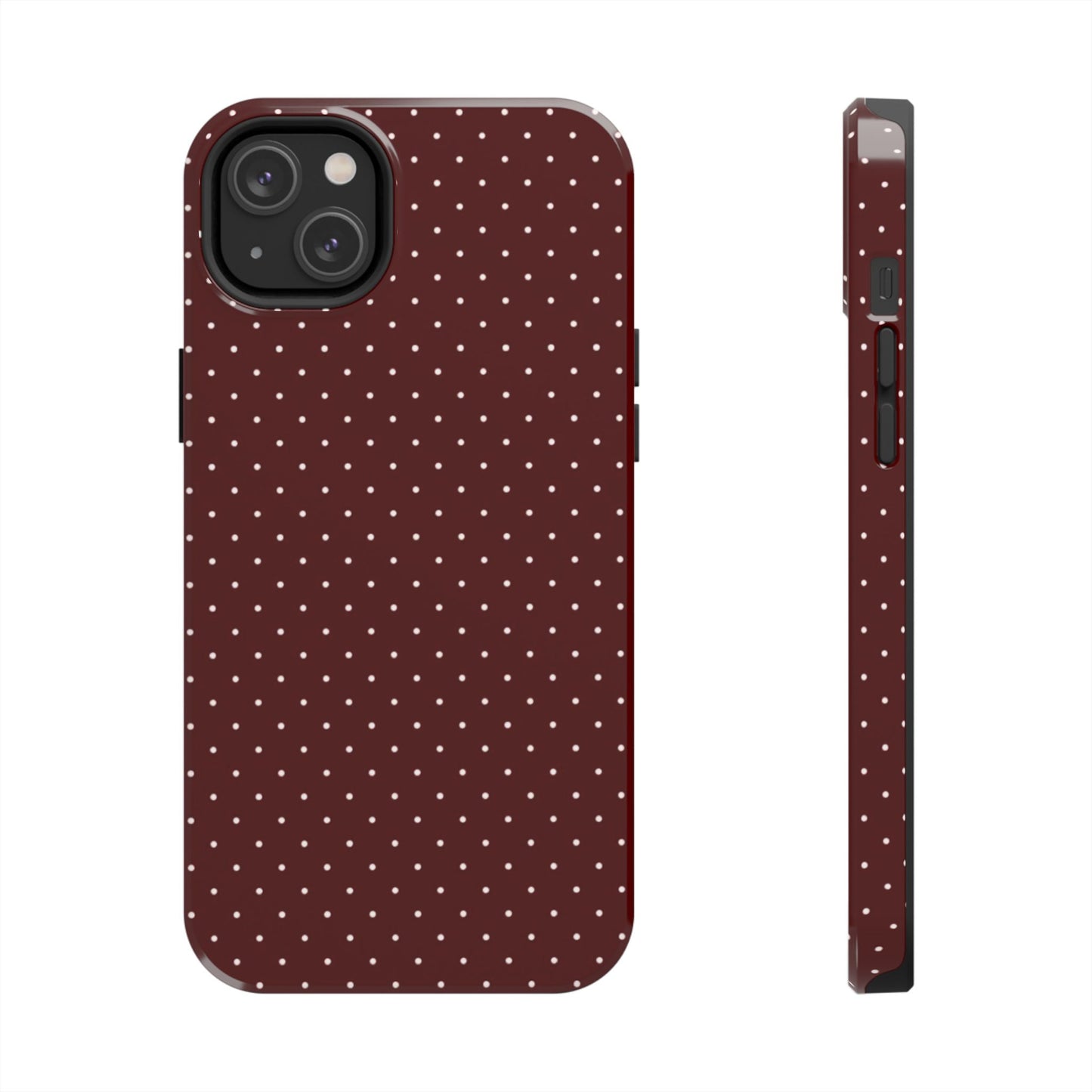 Red Polka Dots - Protective Phone Case