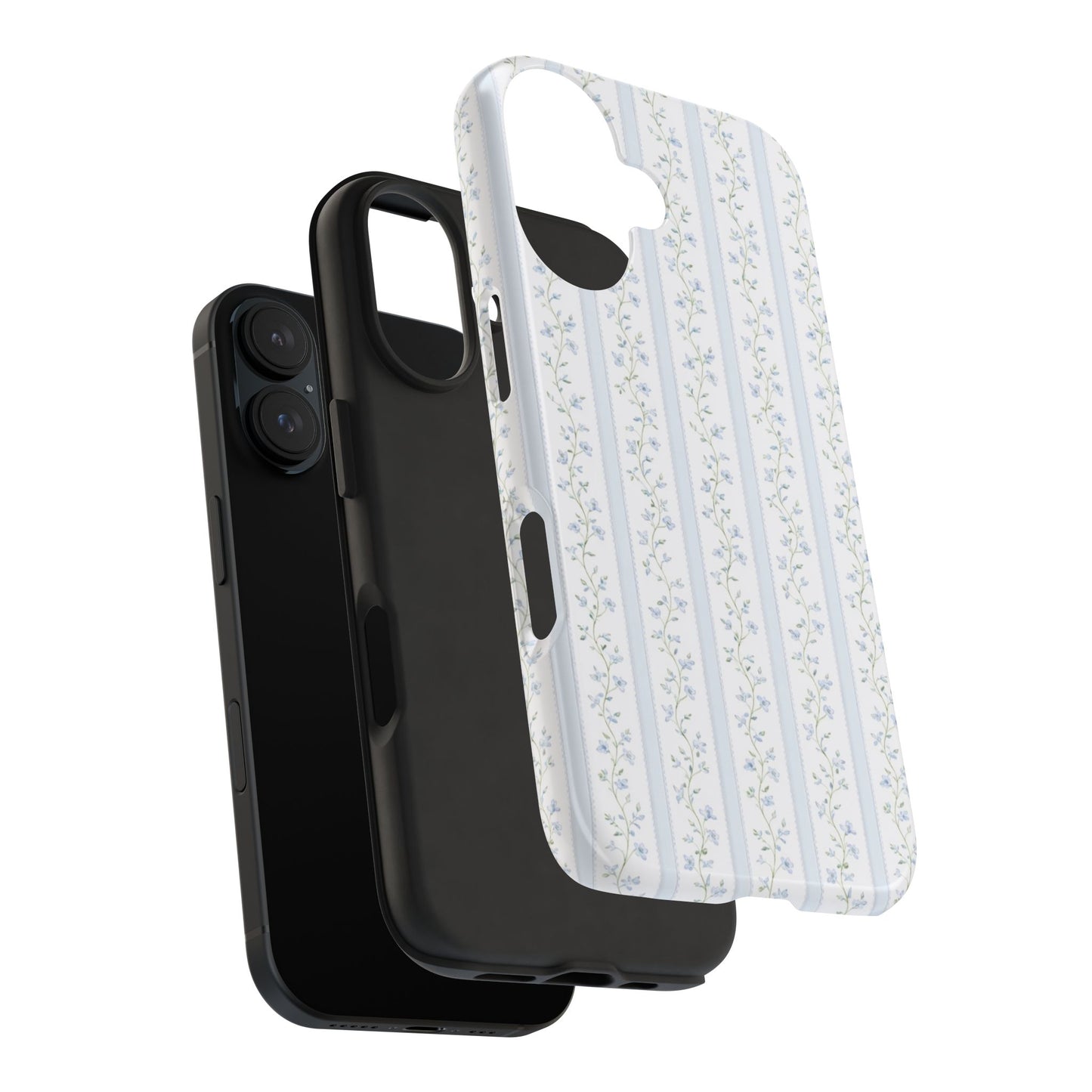 Vintage Blue Vine - Protective Phone Case