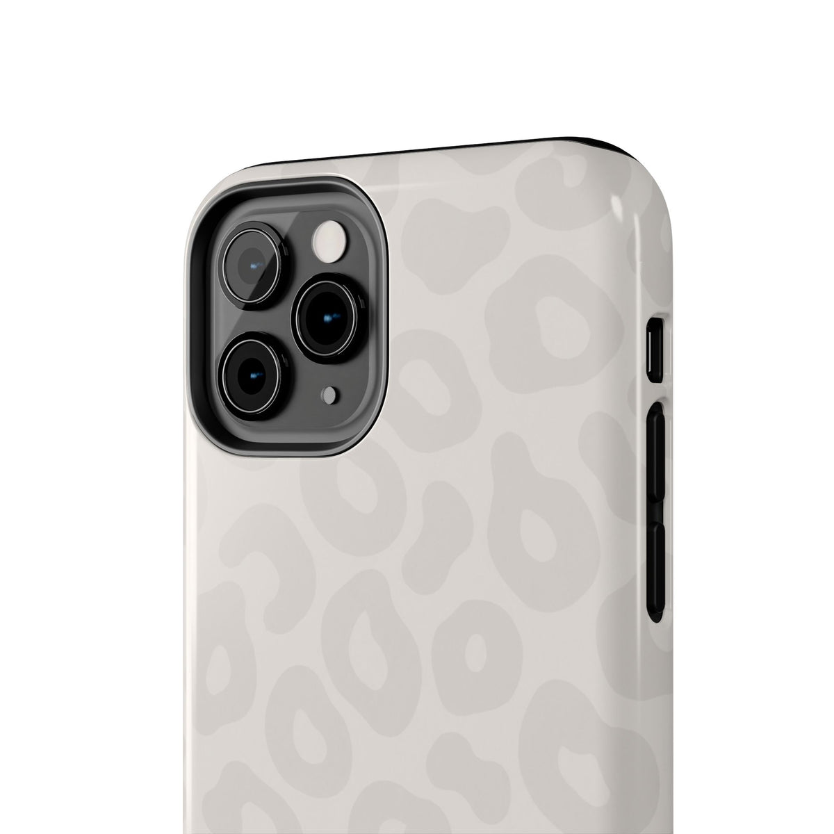 Beige Leopard Tough Phone Case – Protective Animal Print Phone Cover