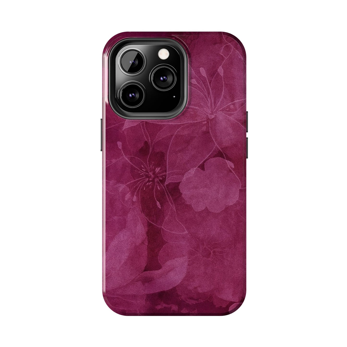Magenta Petals - Protective Phone Case