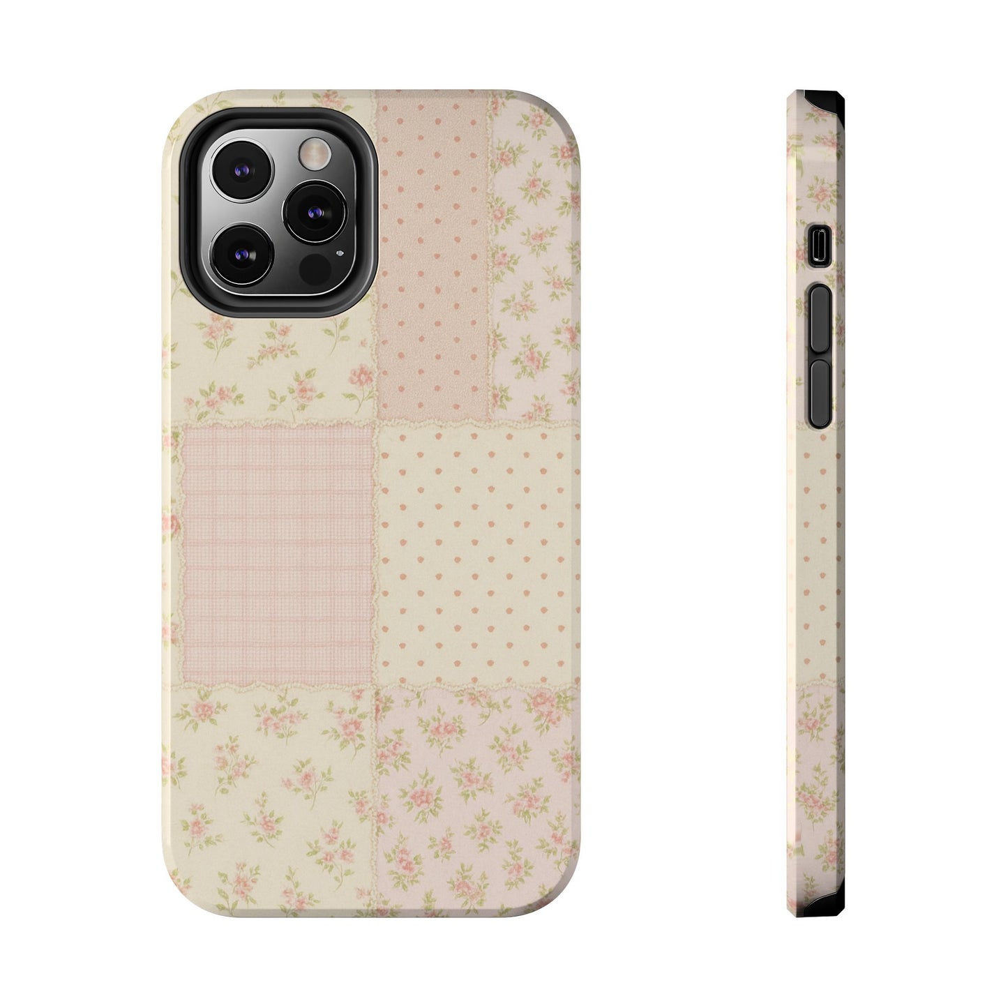 Floral Patchwork Quilt - Protective Phone Case