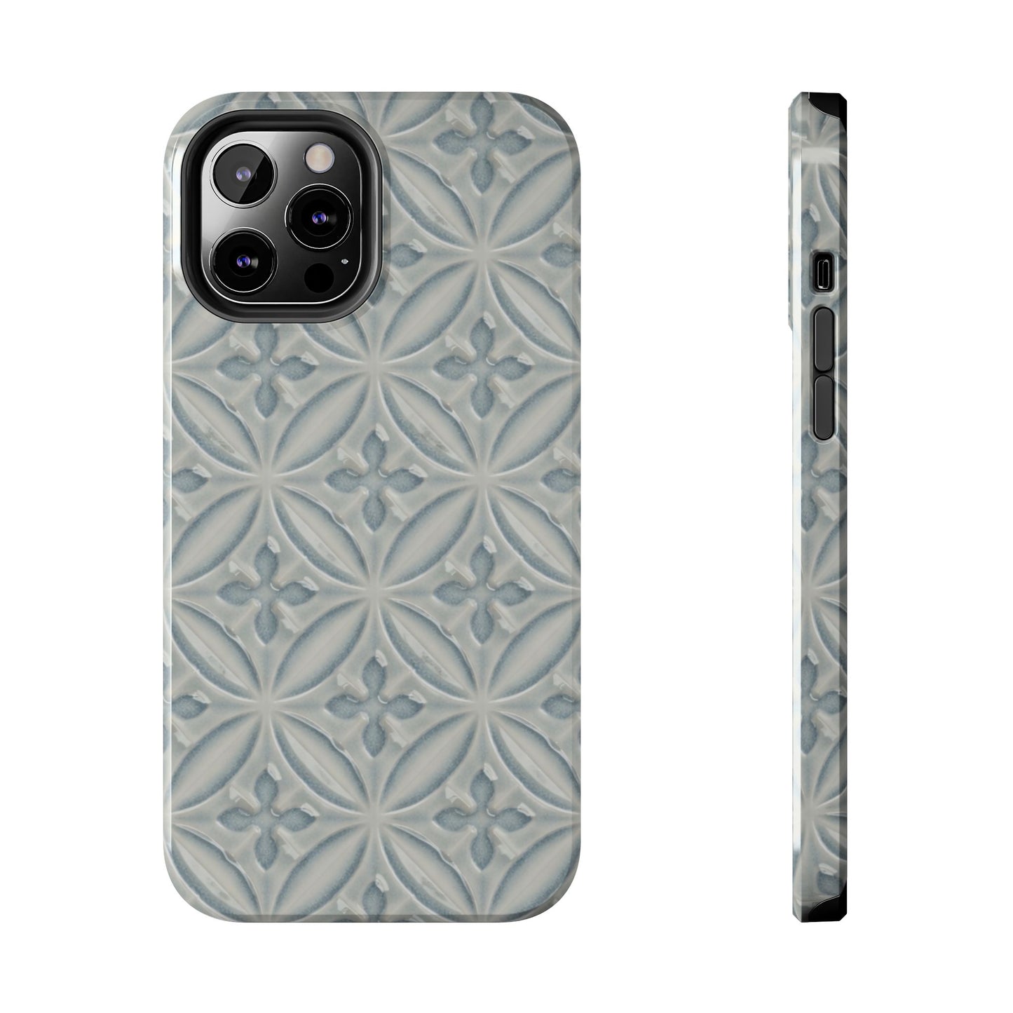 Vintage Blue Tile - Protective Phone Case