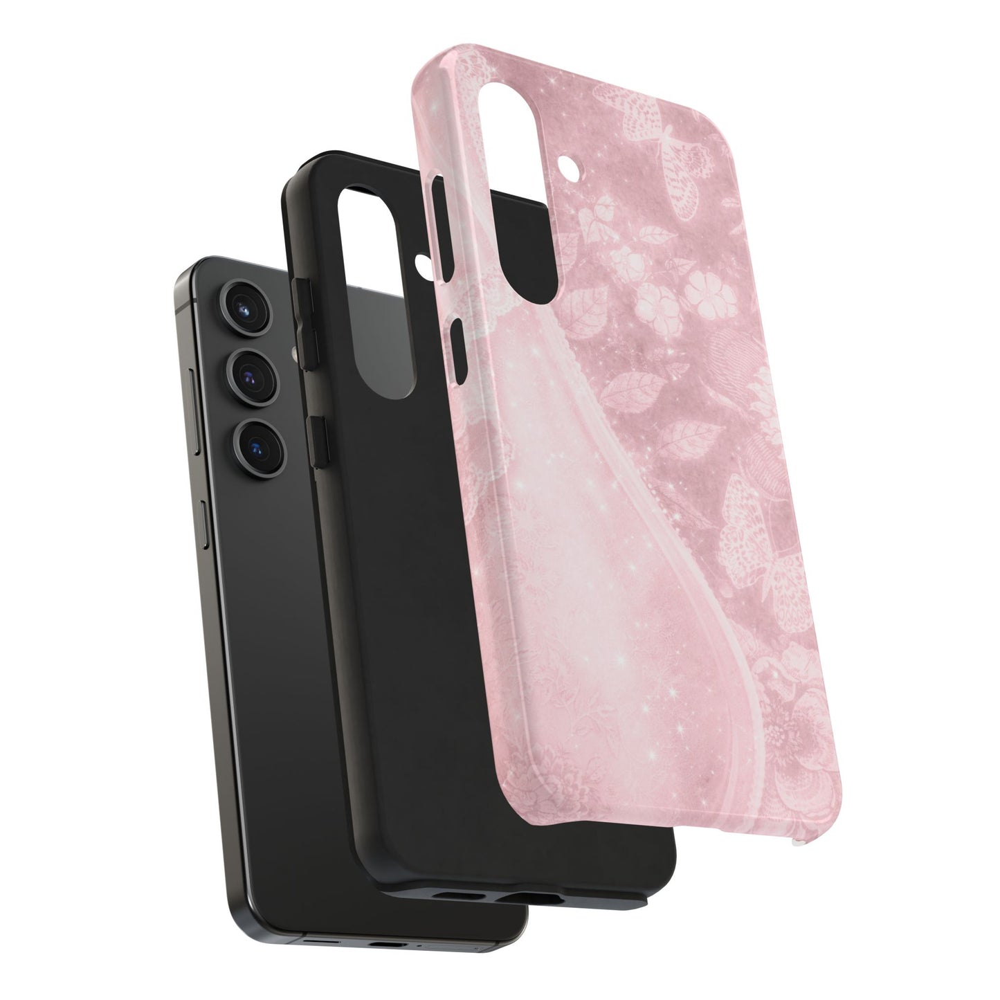Pink Paisley - Protective Phone Case