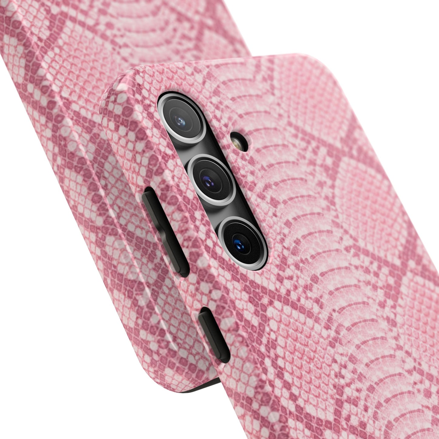 Pink Snake Skin - Protective Phone Case