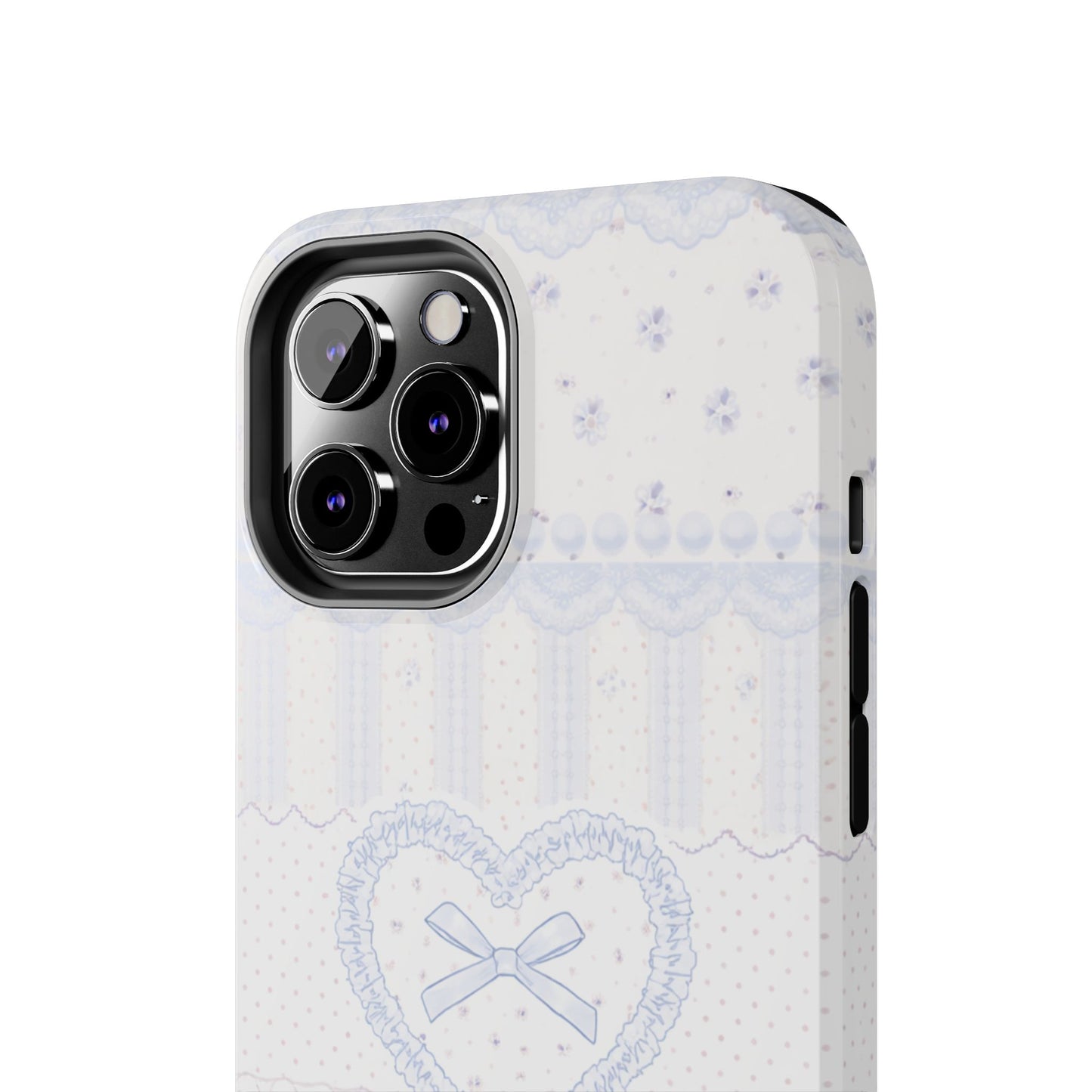 Coquette Blue Lace - Protective Phone Case