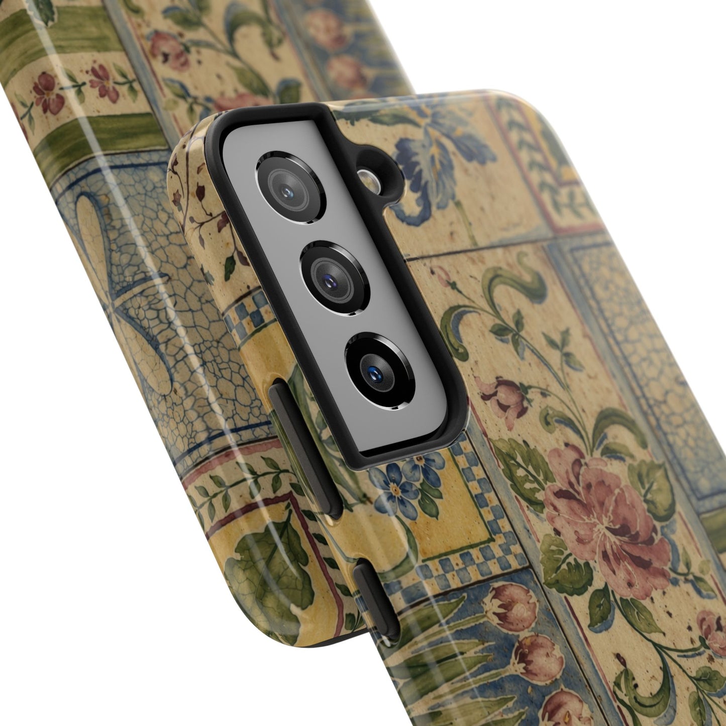 Vintage Floral Patchwork - Protective Phone Case