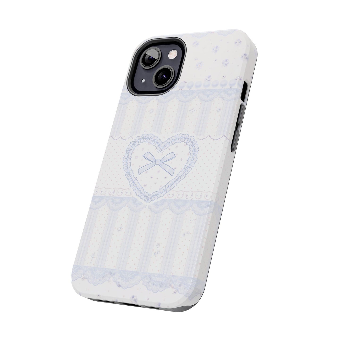 Coquette Blue Lace - Protective Phone Case