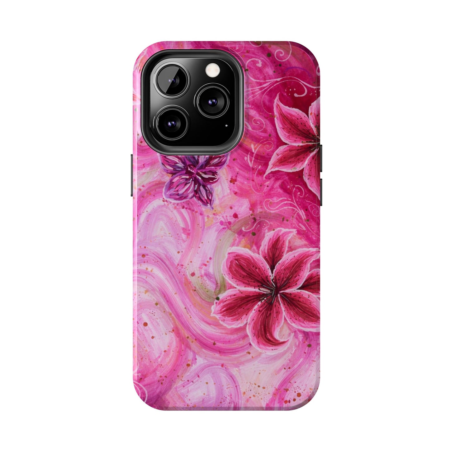 Watercolor Hibiscus - Protective Phone Case