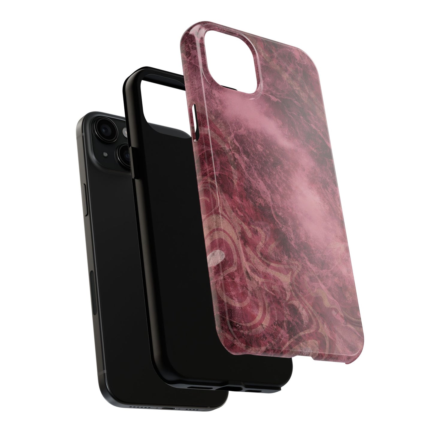 Marble Magenta - Protective Phone Case
