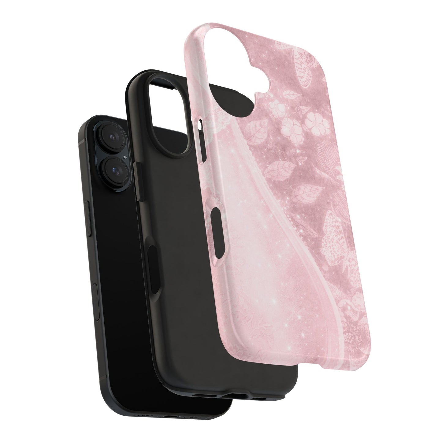 Pink Paisley - Protective Phone Case