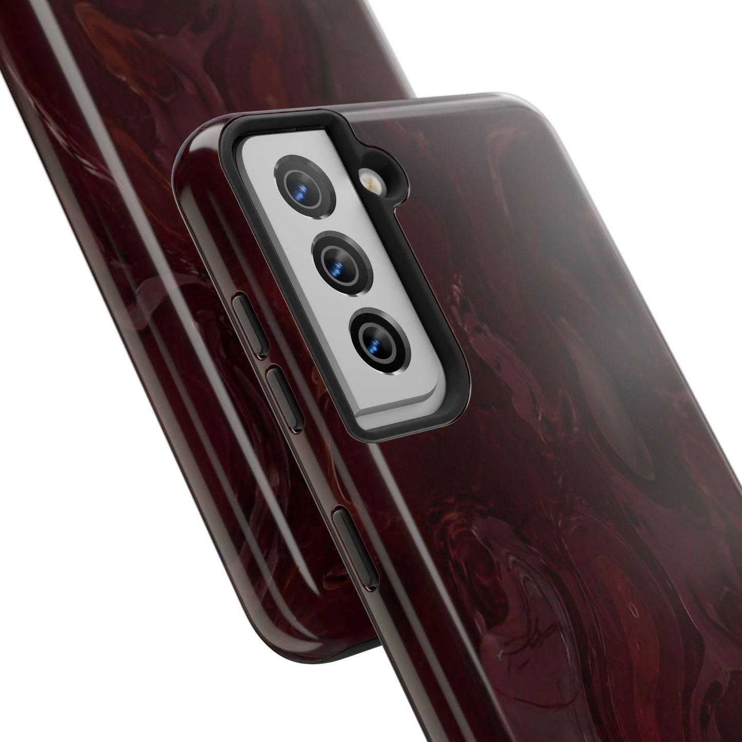 Glossy Maroon - Protective Phone Case
