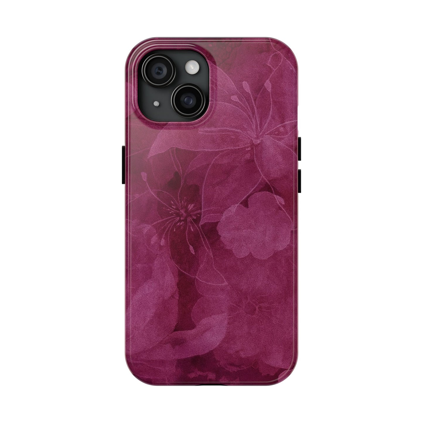 Magenta Petals - Protective Phone Case