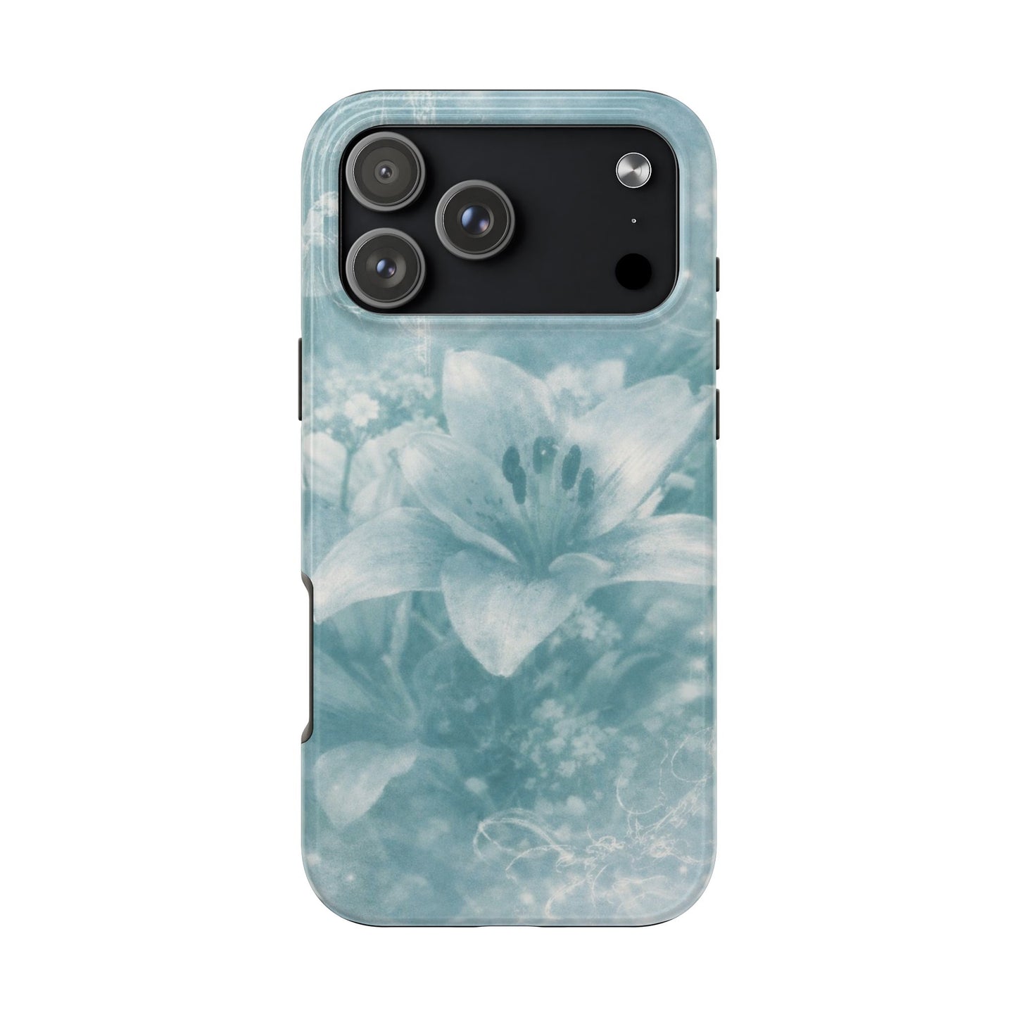 Teal Lily - Protective Phone Case