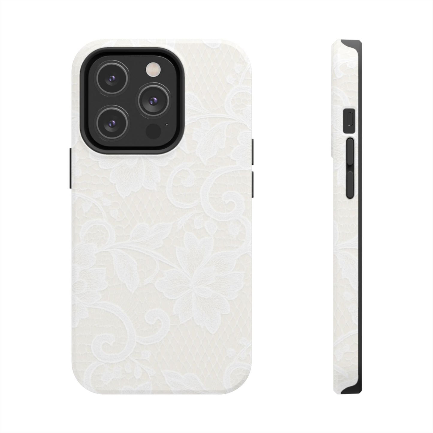 White Lace - Protective Phone Case