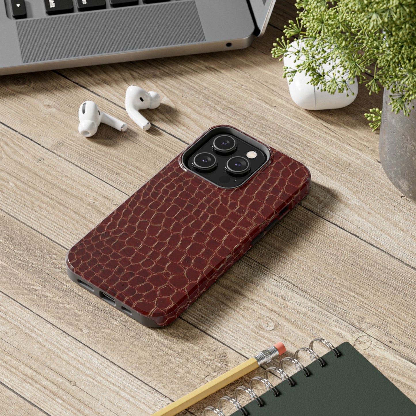 Y2K Red Crocodile - Protective Phone Case