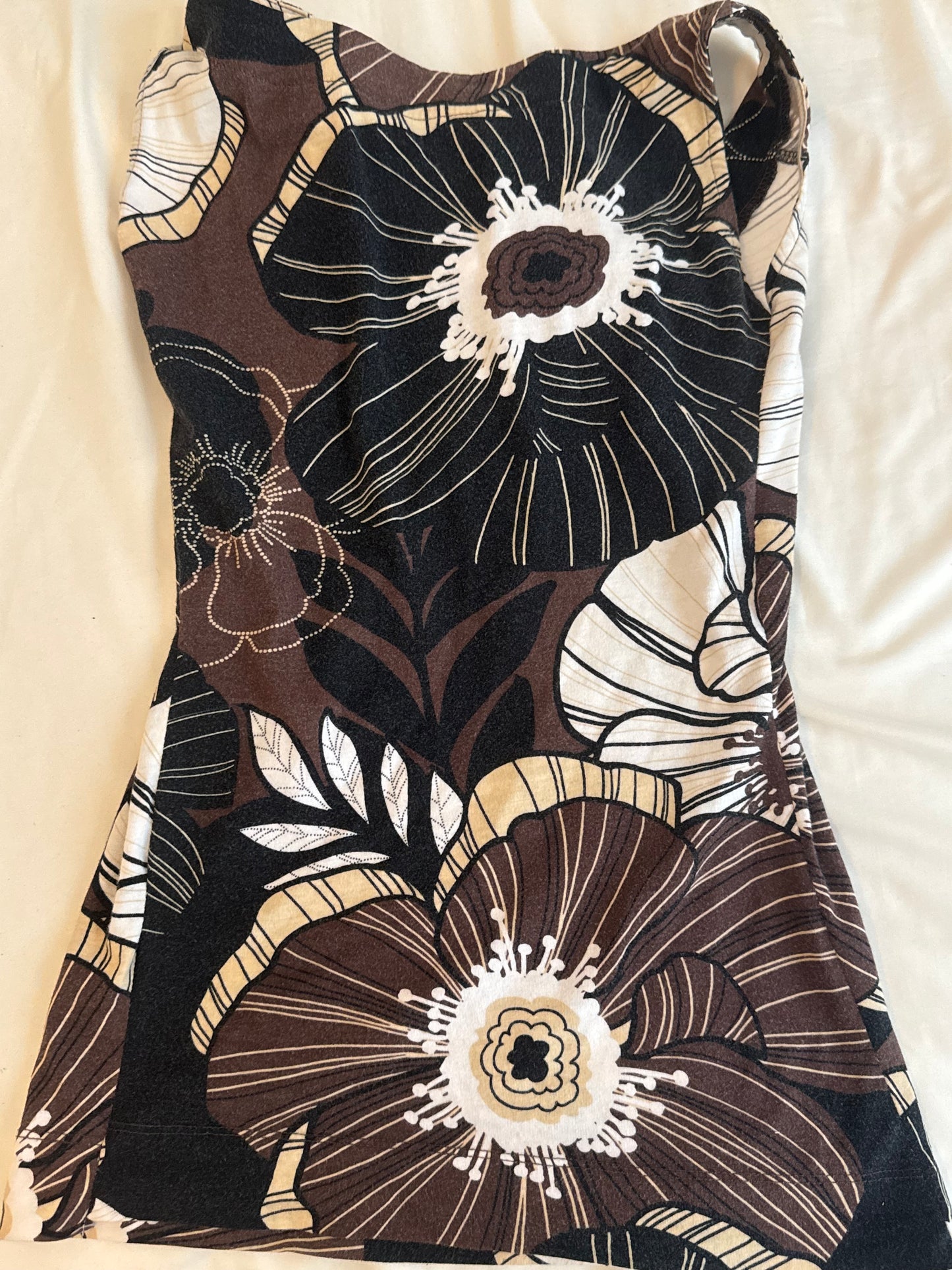 Fitted Y2K Floral Top