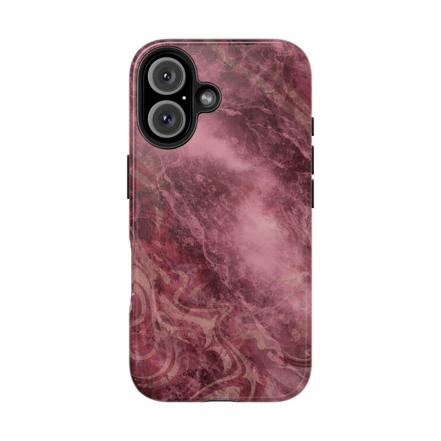 Marble Magenta - Protective Phone Case