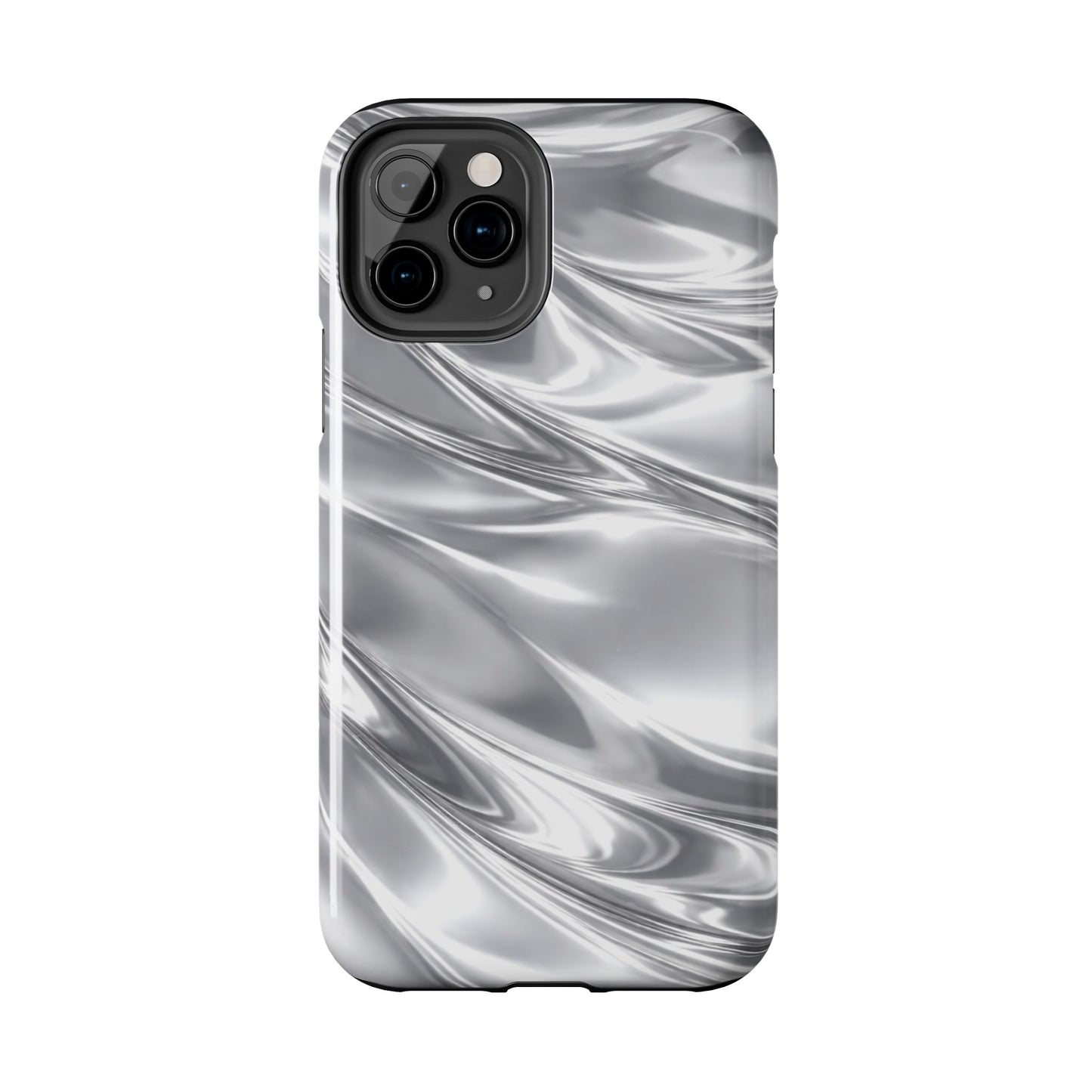 Silver Metallic - Protective Phone Case