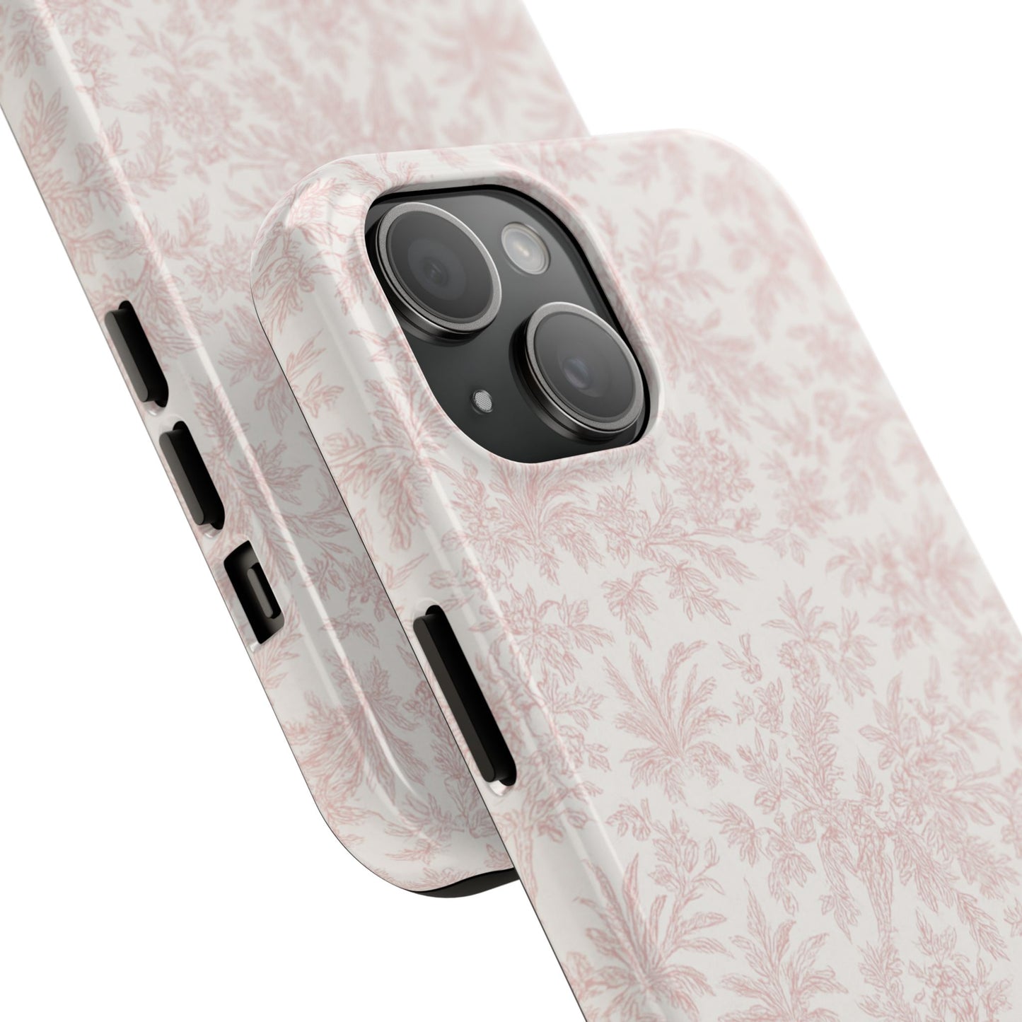 Blush Pink Floral - Protective Phone Case
