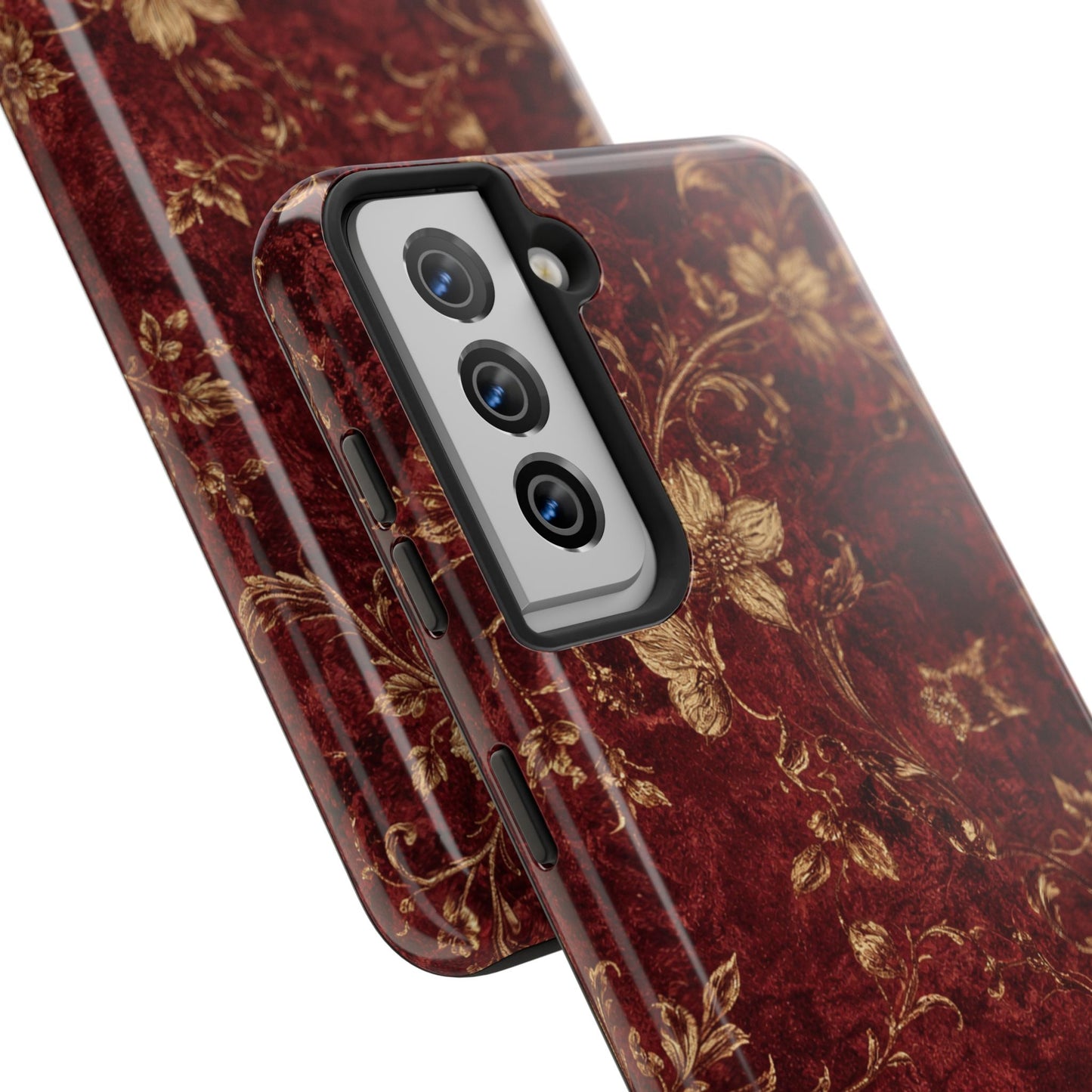 Floral Burgundy - Protective Phone Case