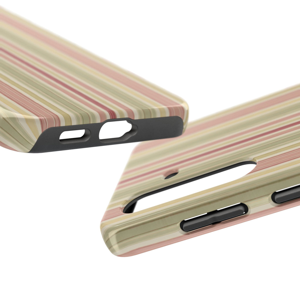 Rosewood Stripe - Protective Phone Case