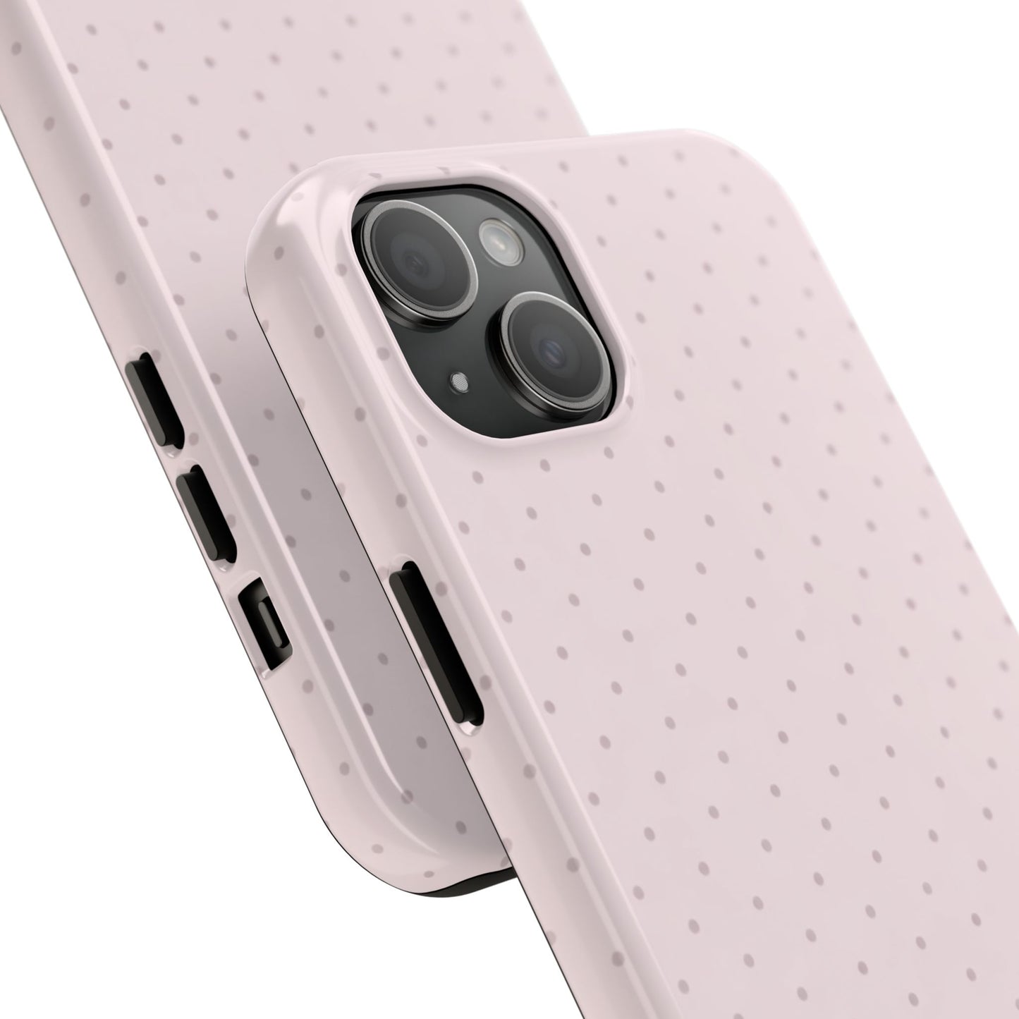 Blush Pink Polka Dot - Protective Phone Case