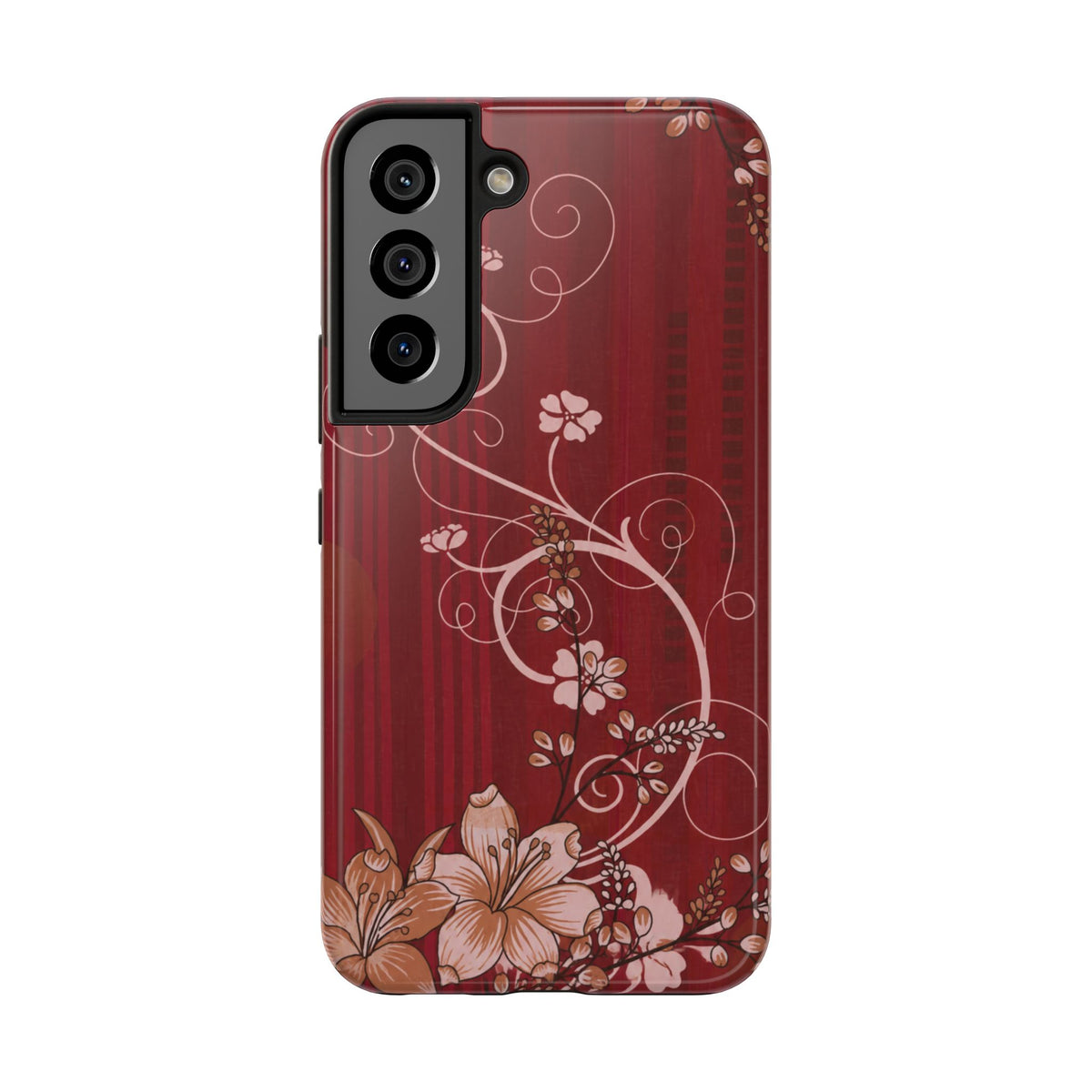 Crimson Bloom - Protective Phone Case