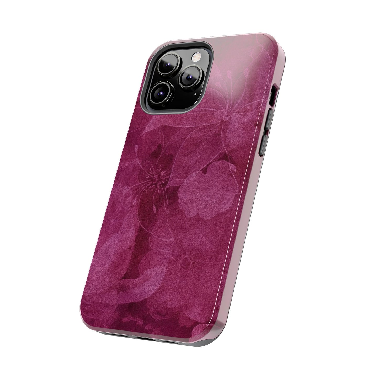 Magenta Petals - Protective Phone Case
