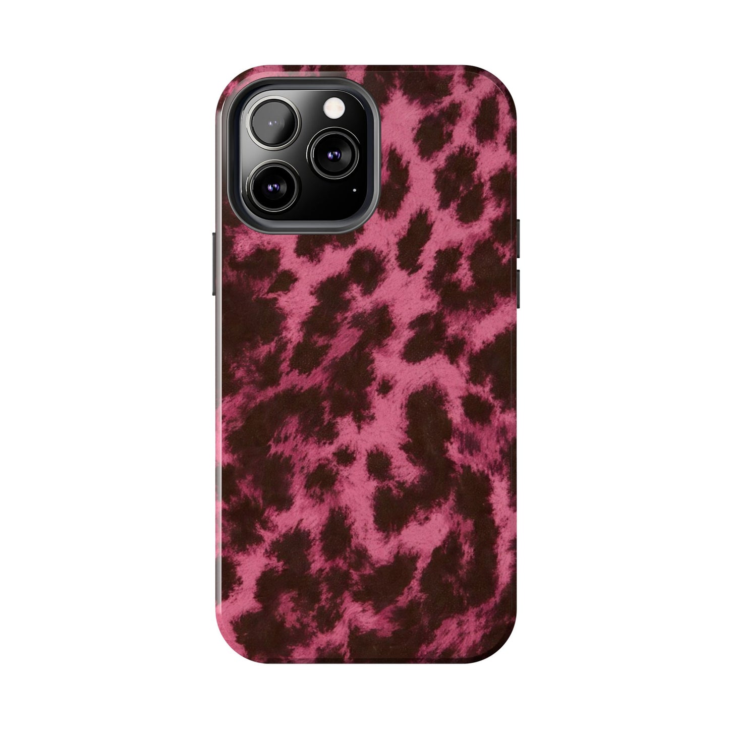 Pink Leopard Print - Protective Phone Case
