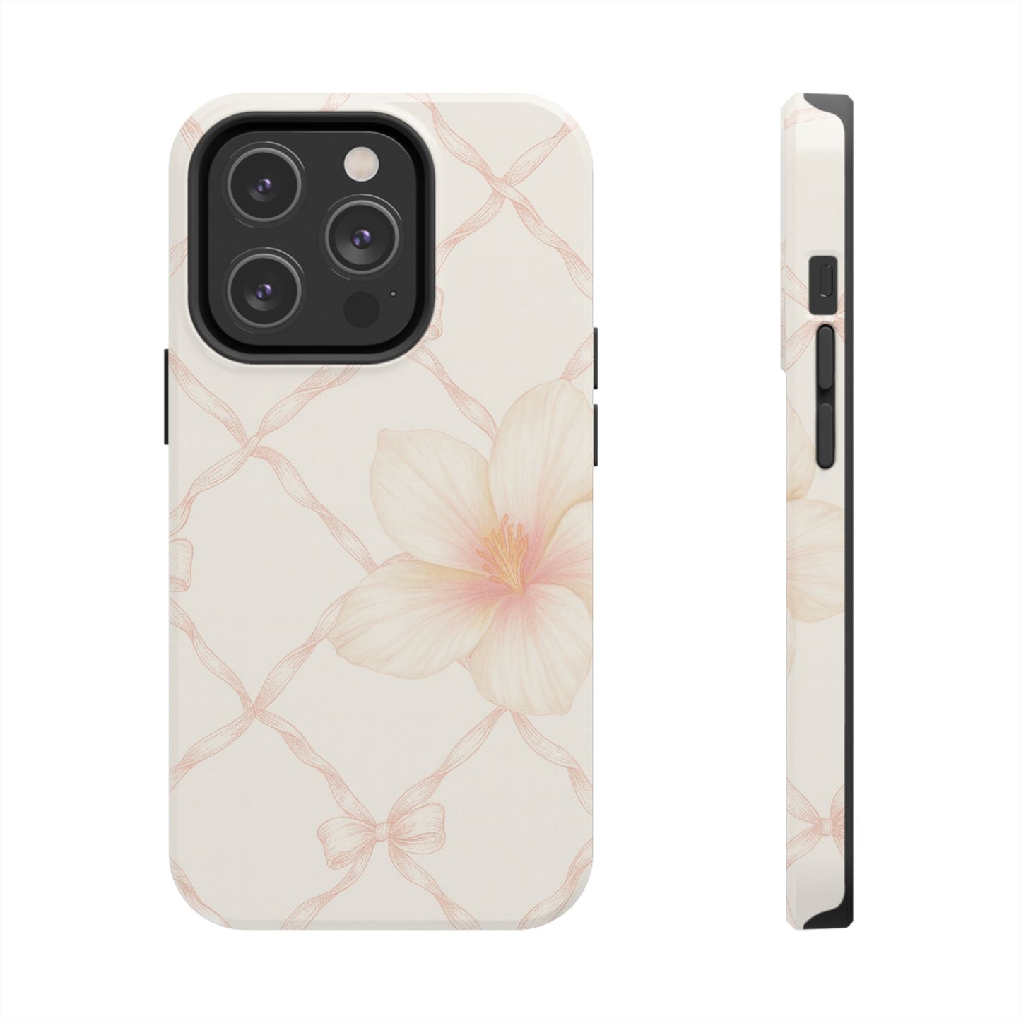 Bows and Botanical - Protective Phone Case